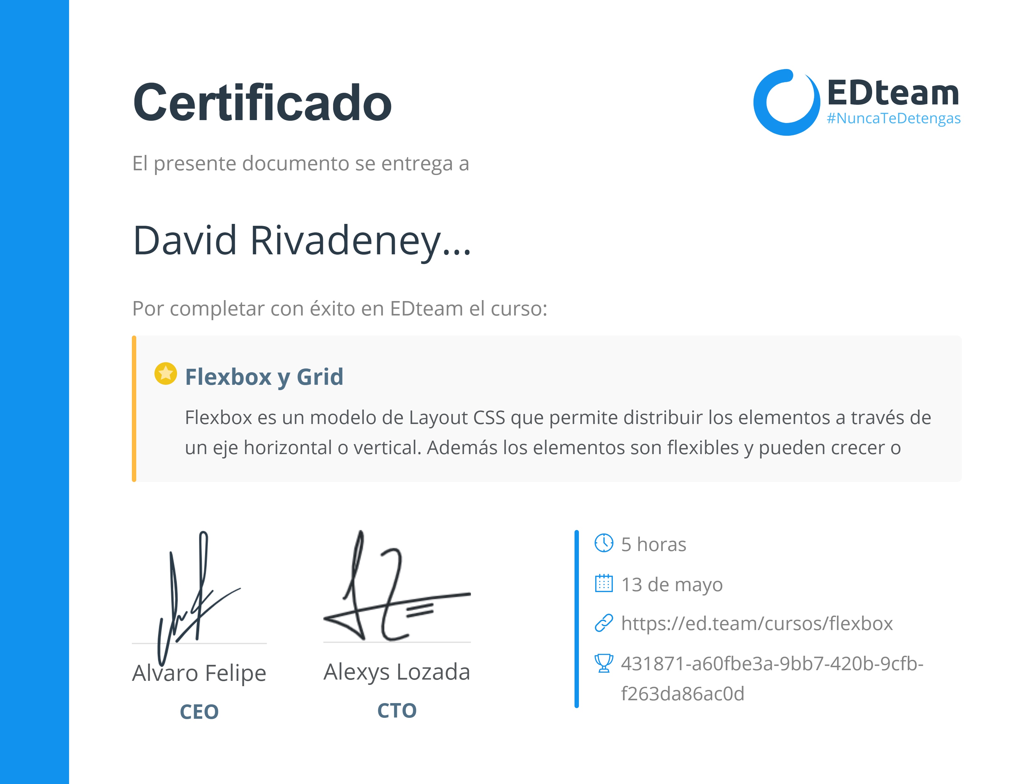 Certificado