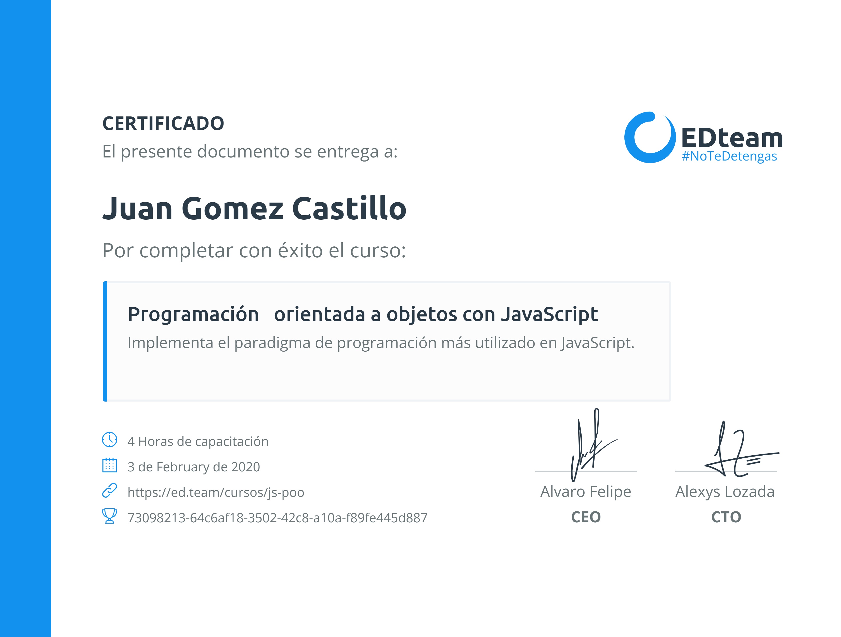 Certificado