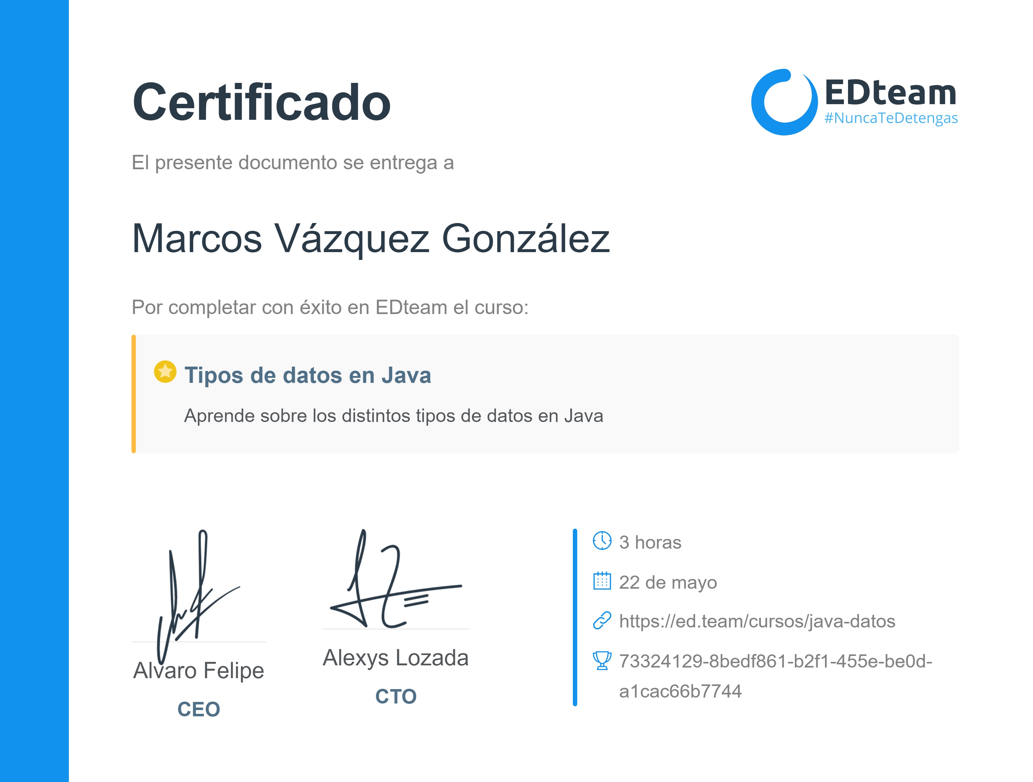 Certificado