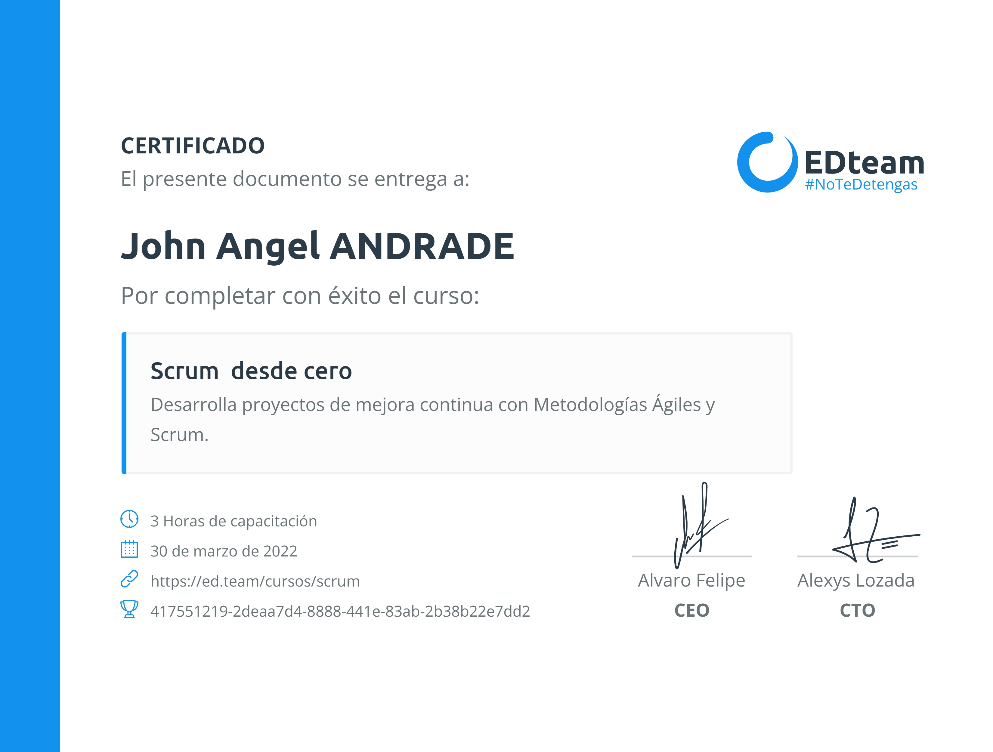 Certificado