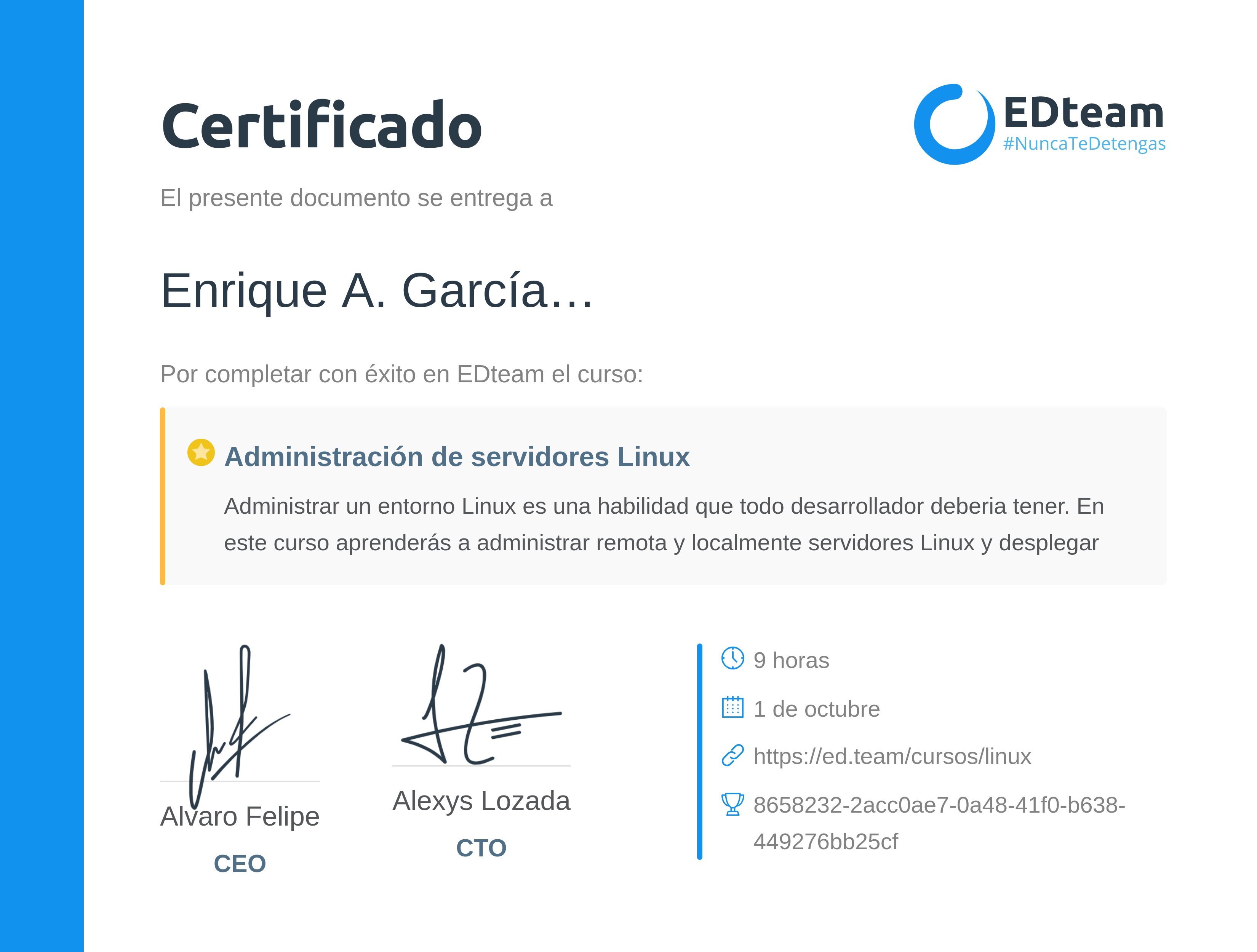 Certificado