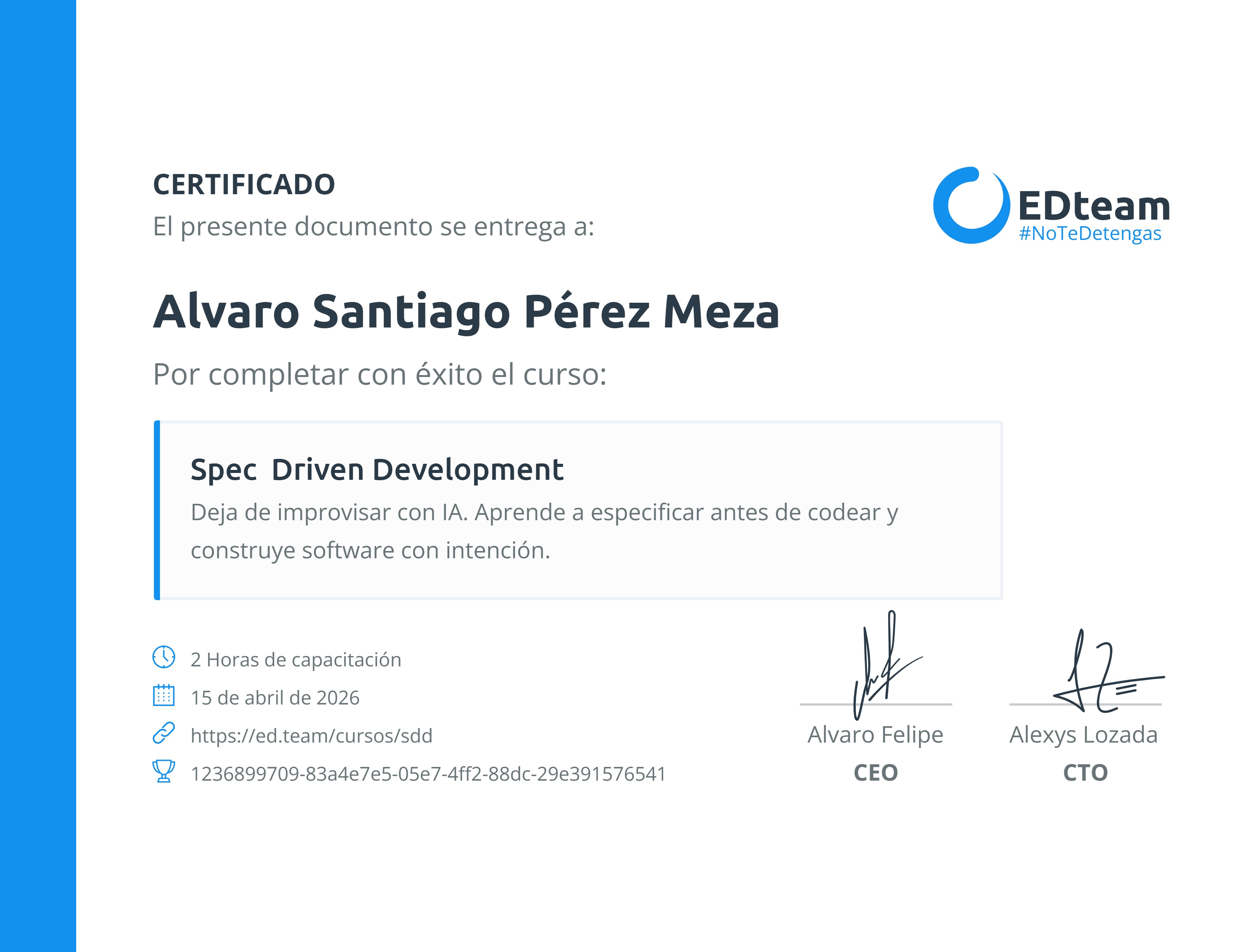 Certificado