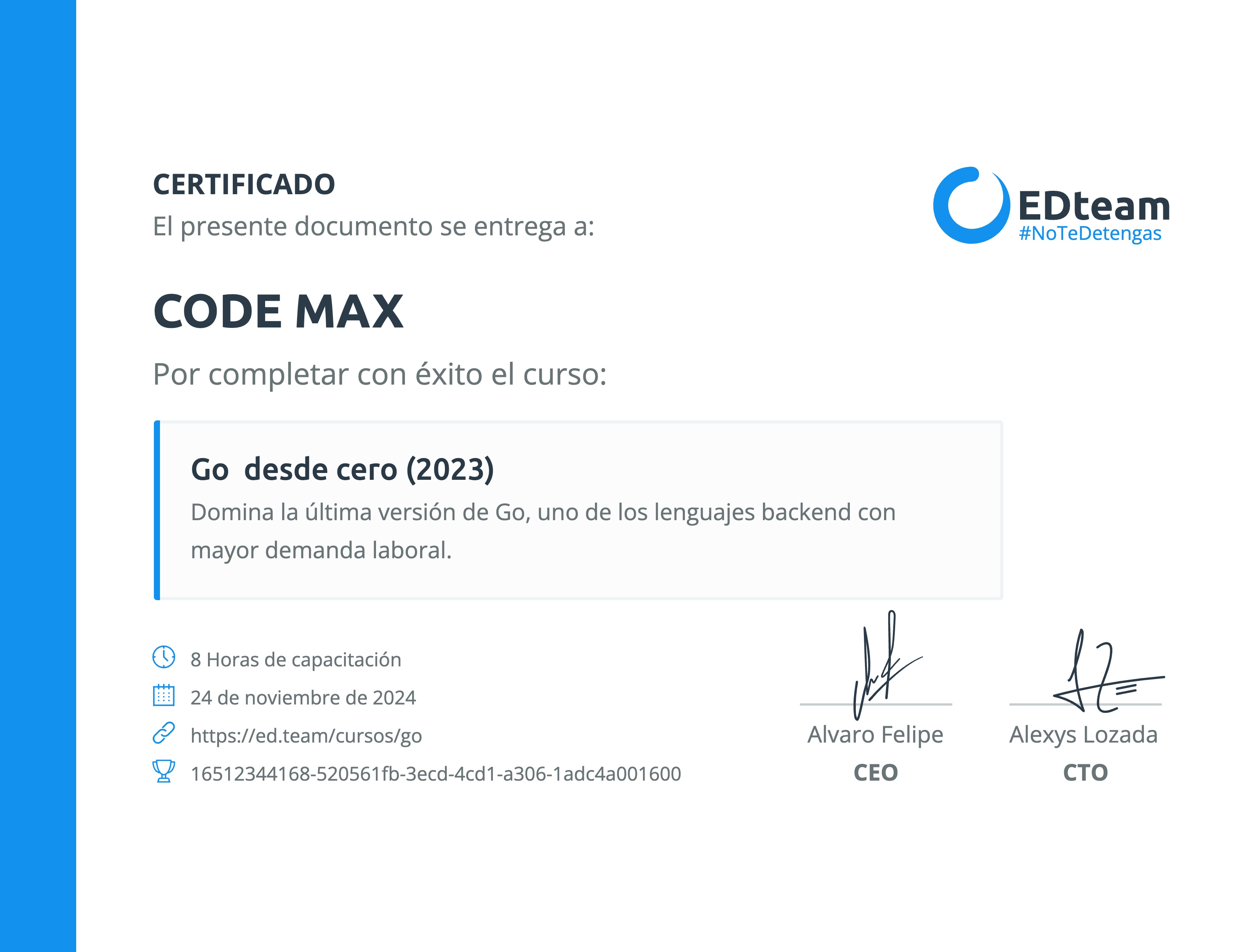 certificado-de-code-max-del-curso-go-desde-cero-2023-edteam