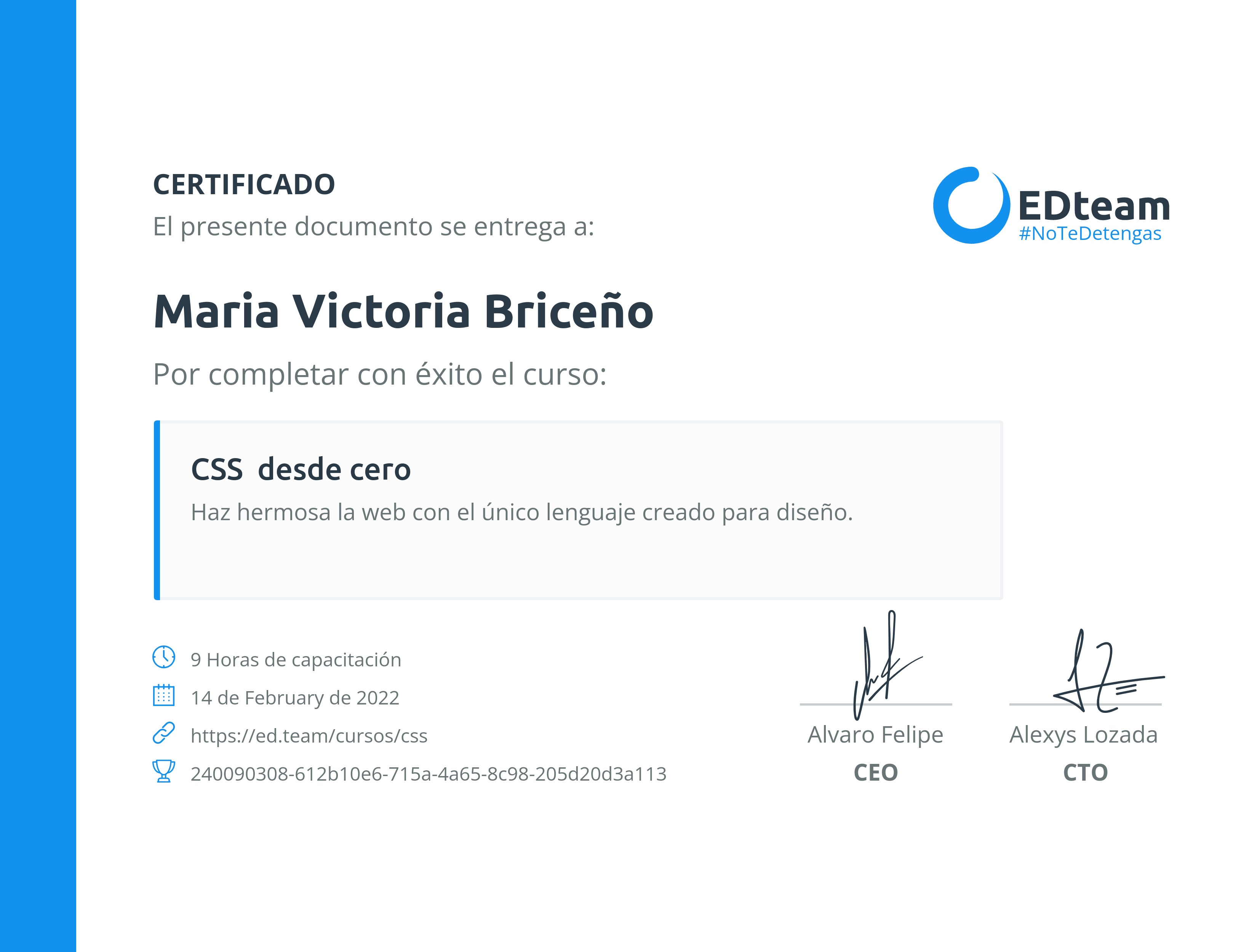 Certificado