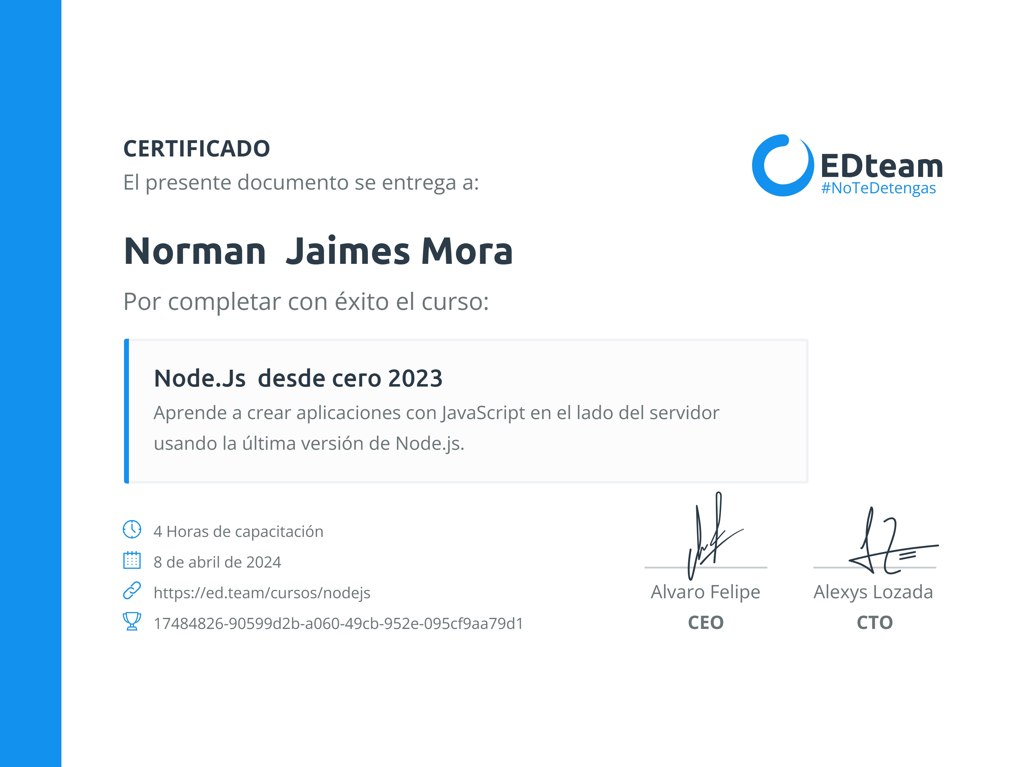 Certificado