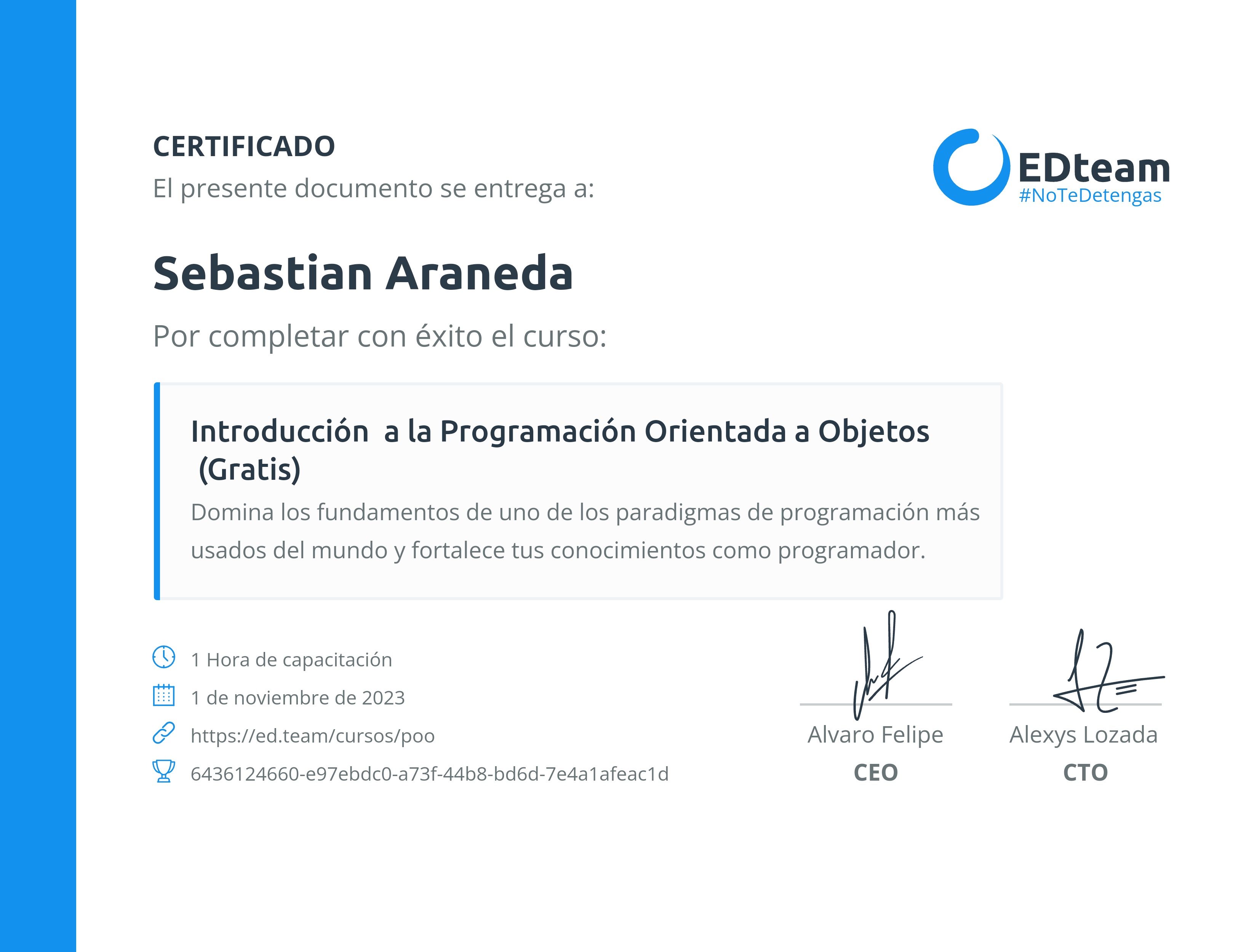 Certificado
