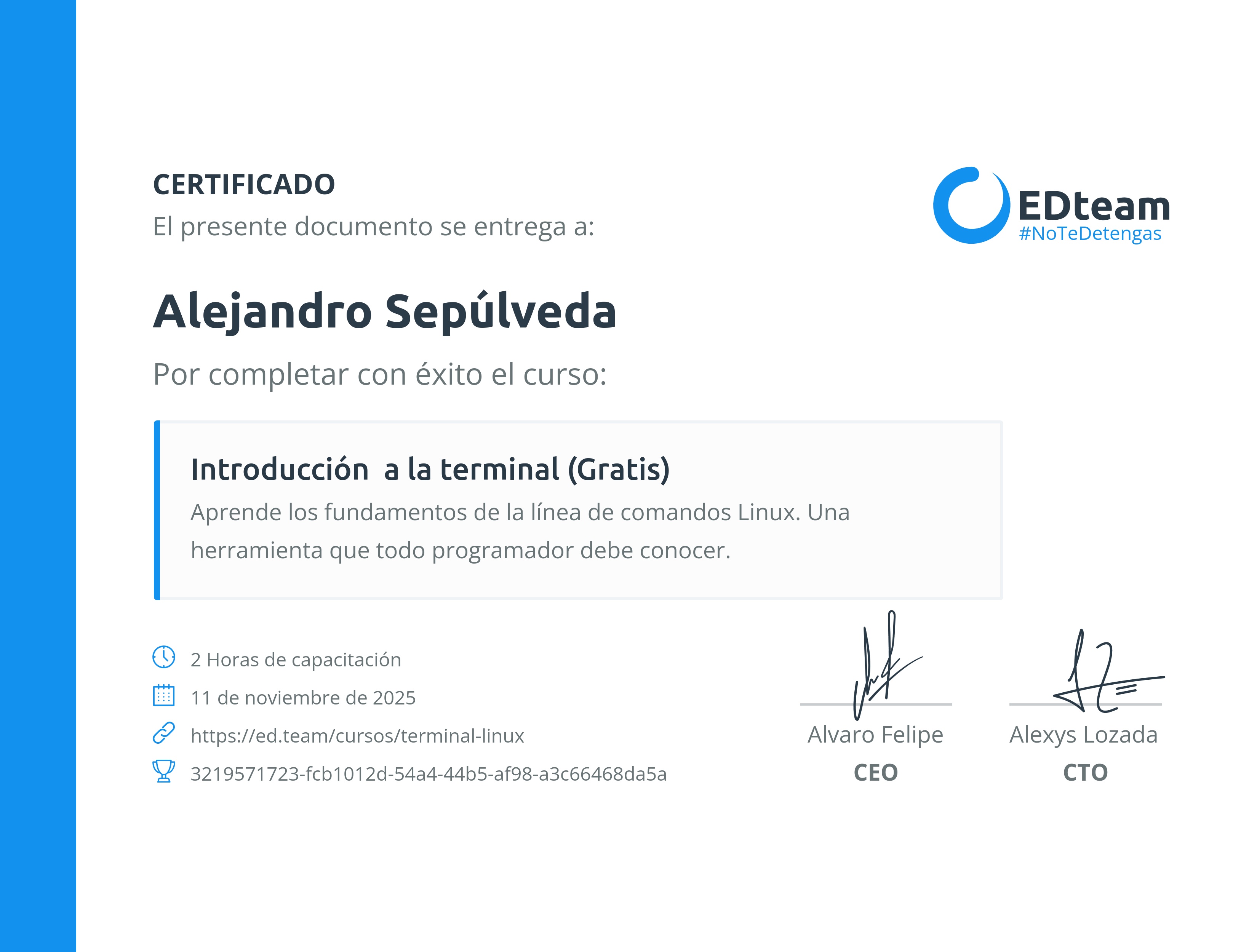 Certificado