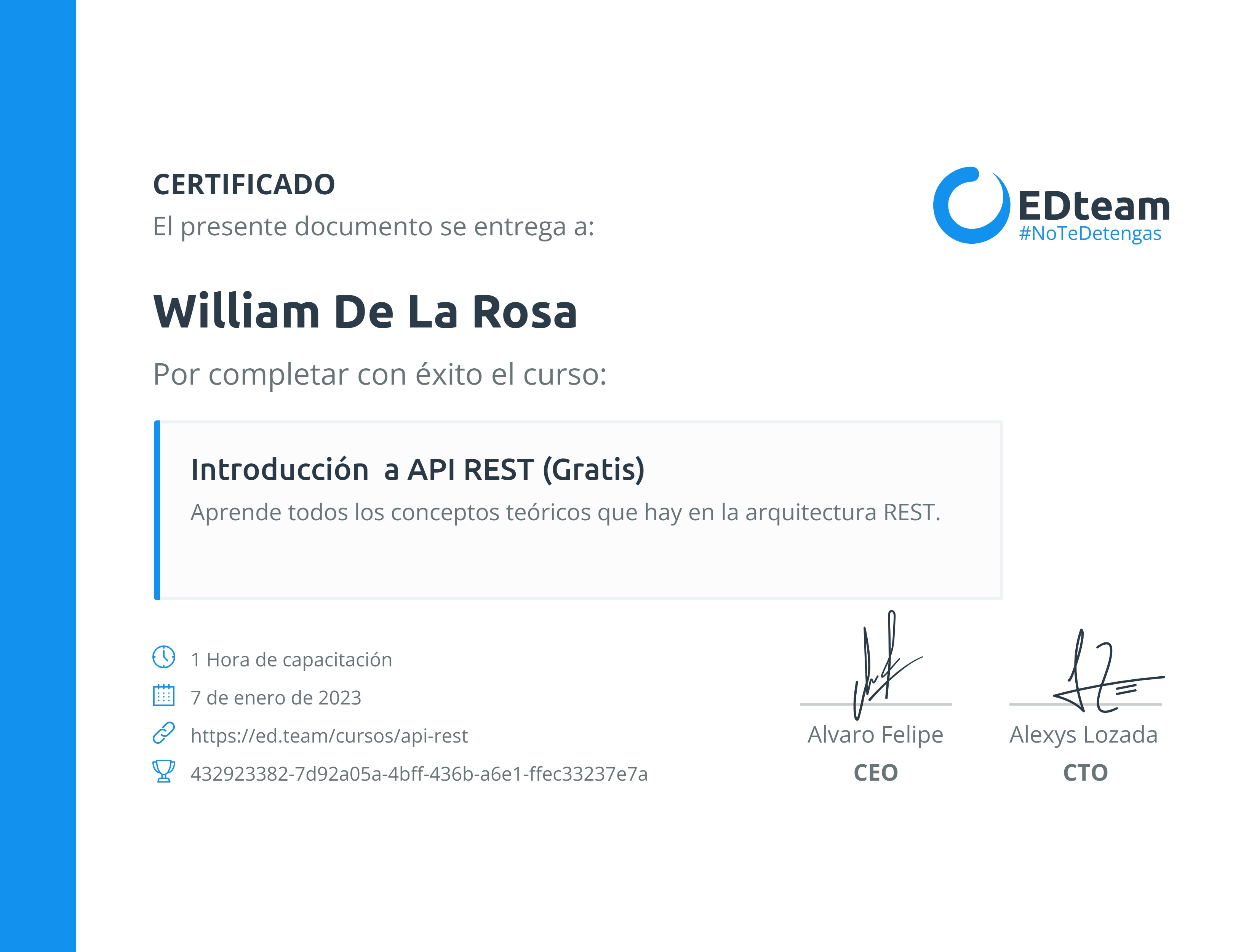 Certificado