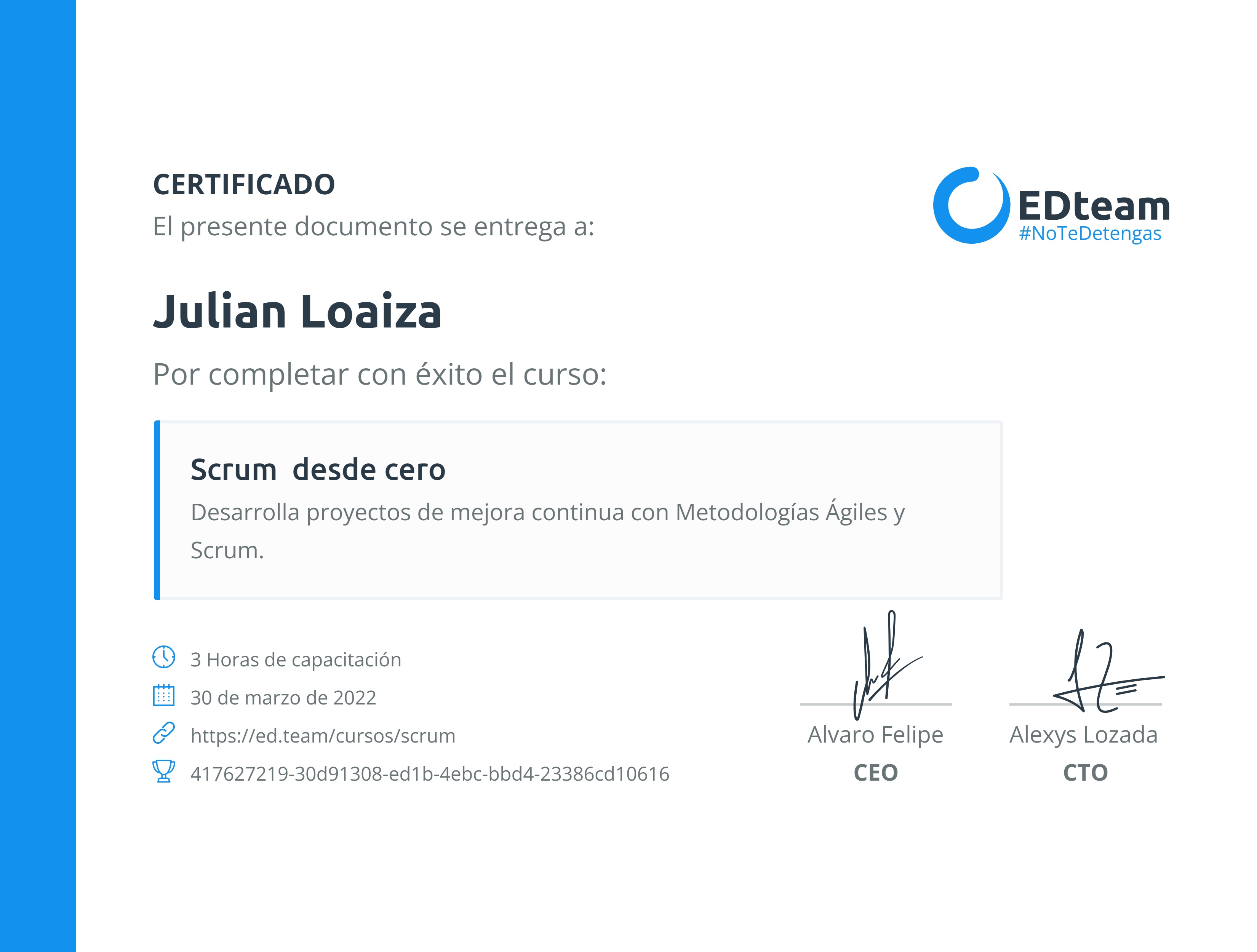 Certificado