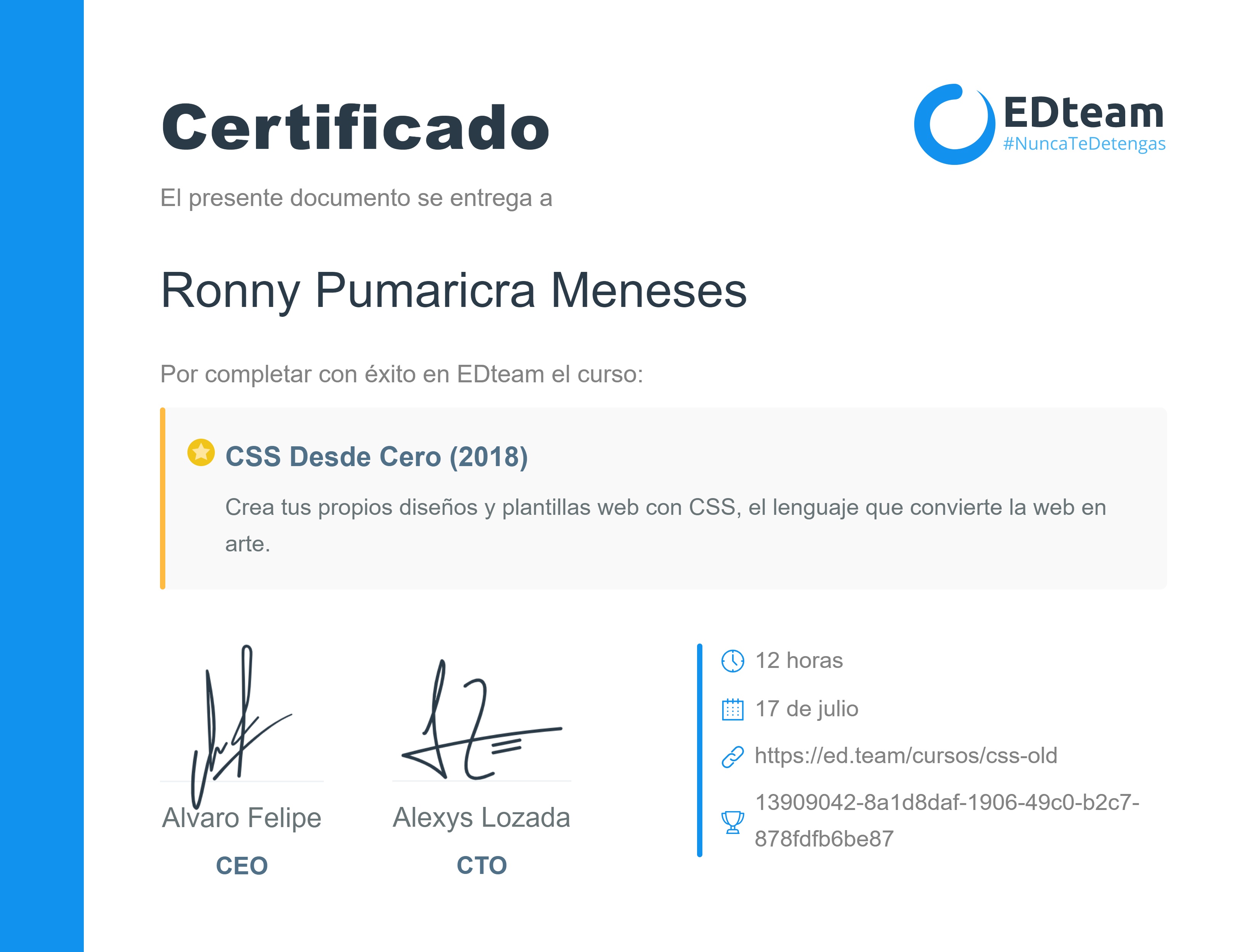 Certificado