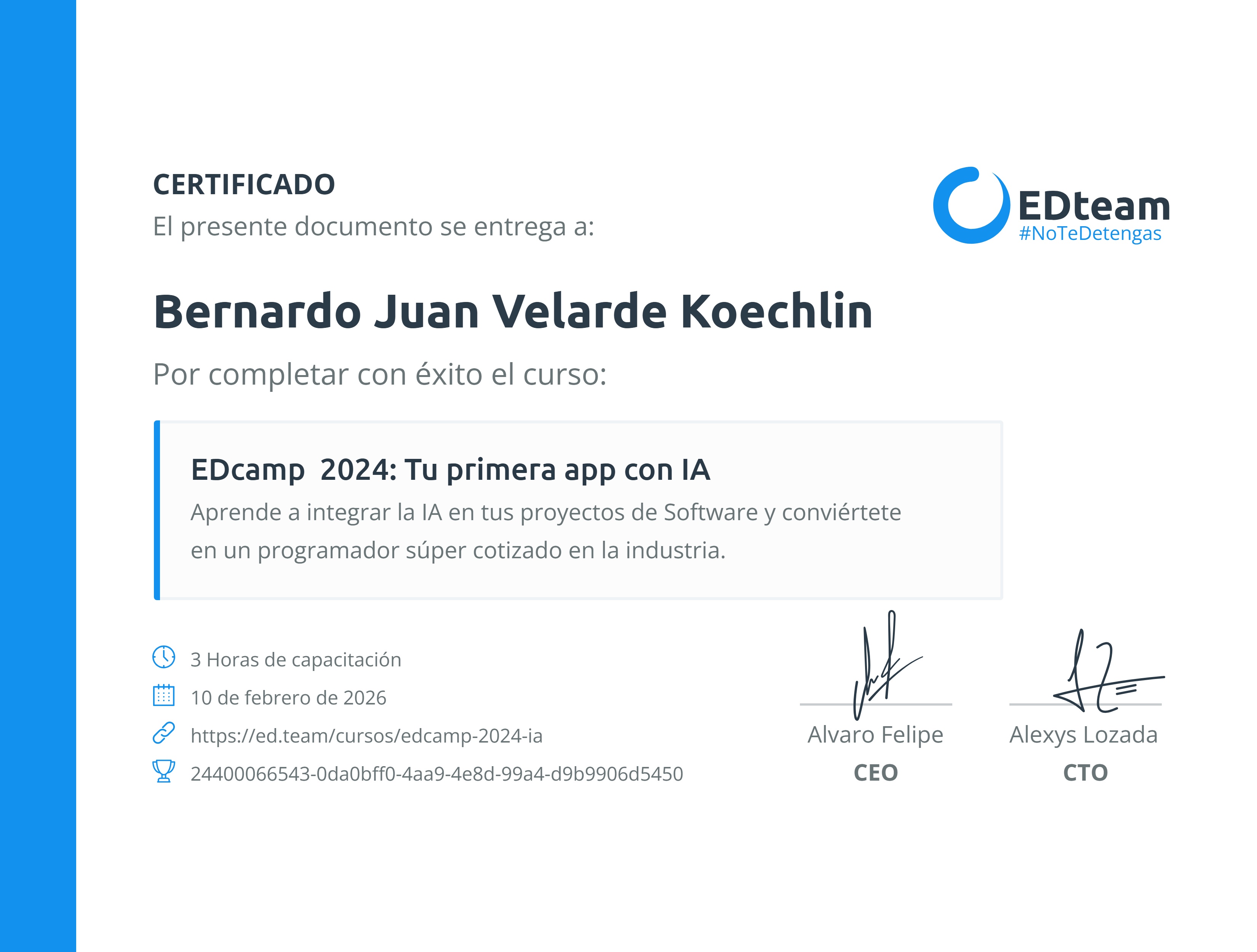 Certificado