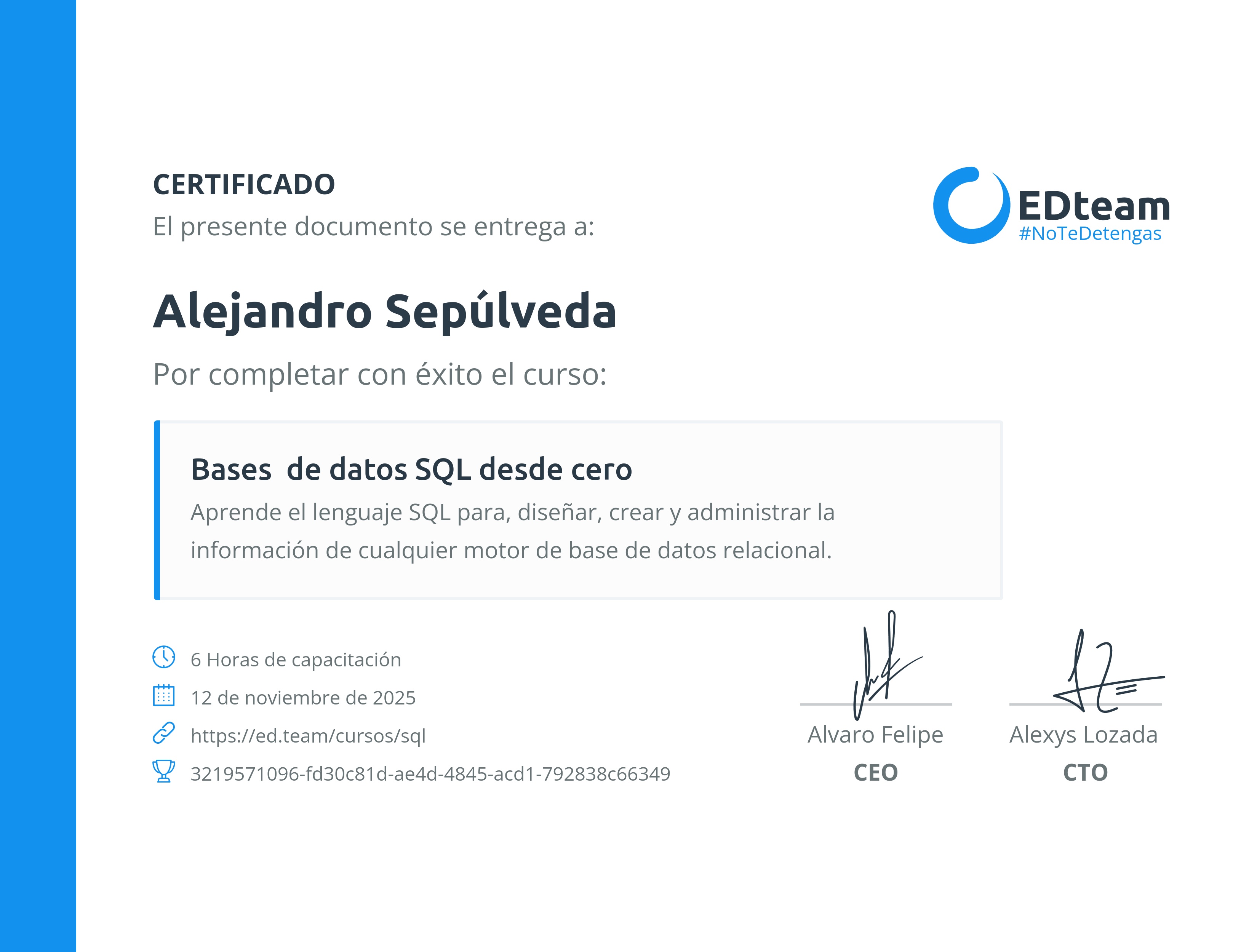 Certificado