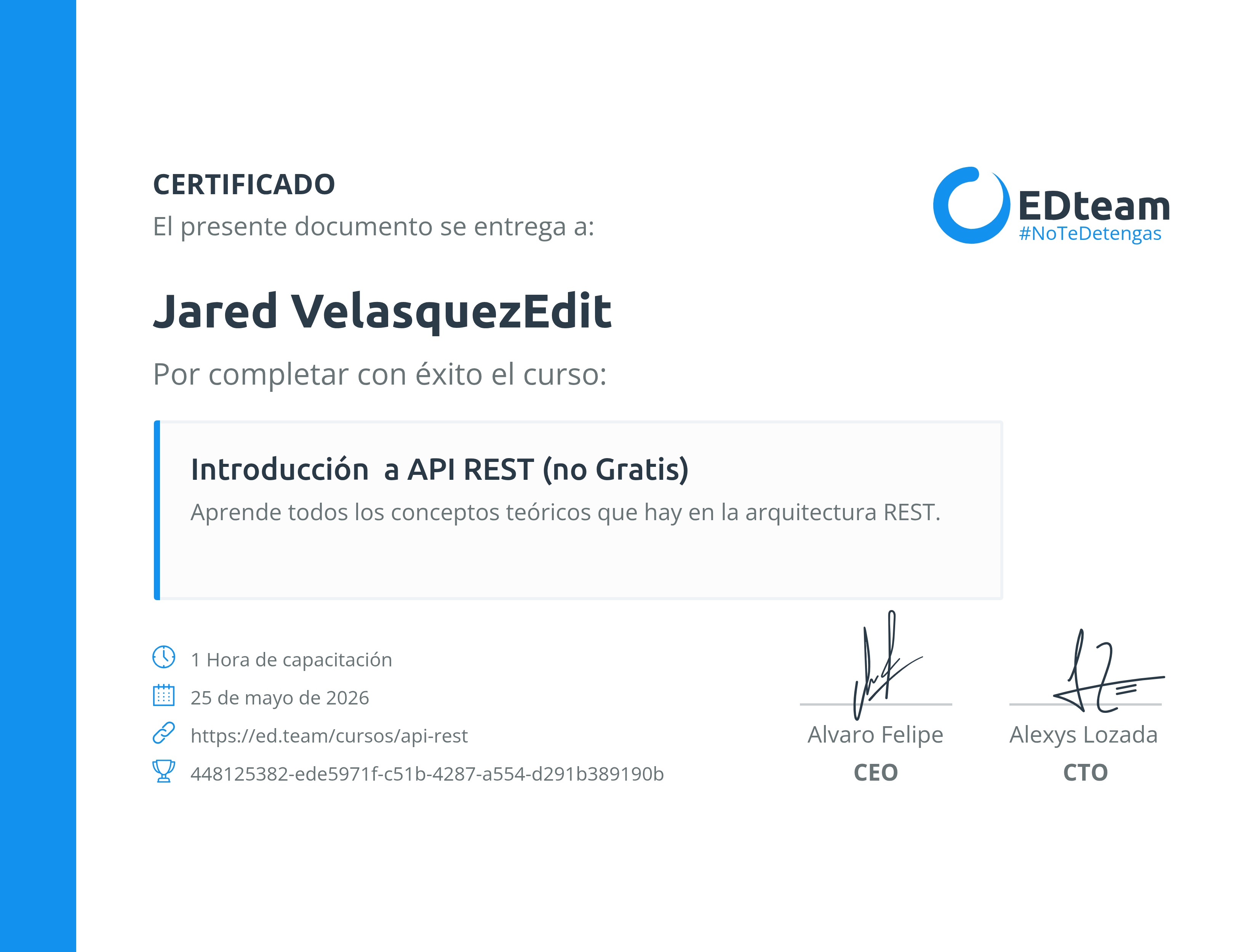Certificado
