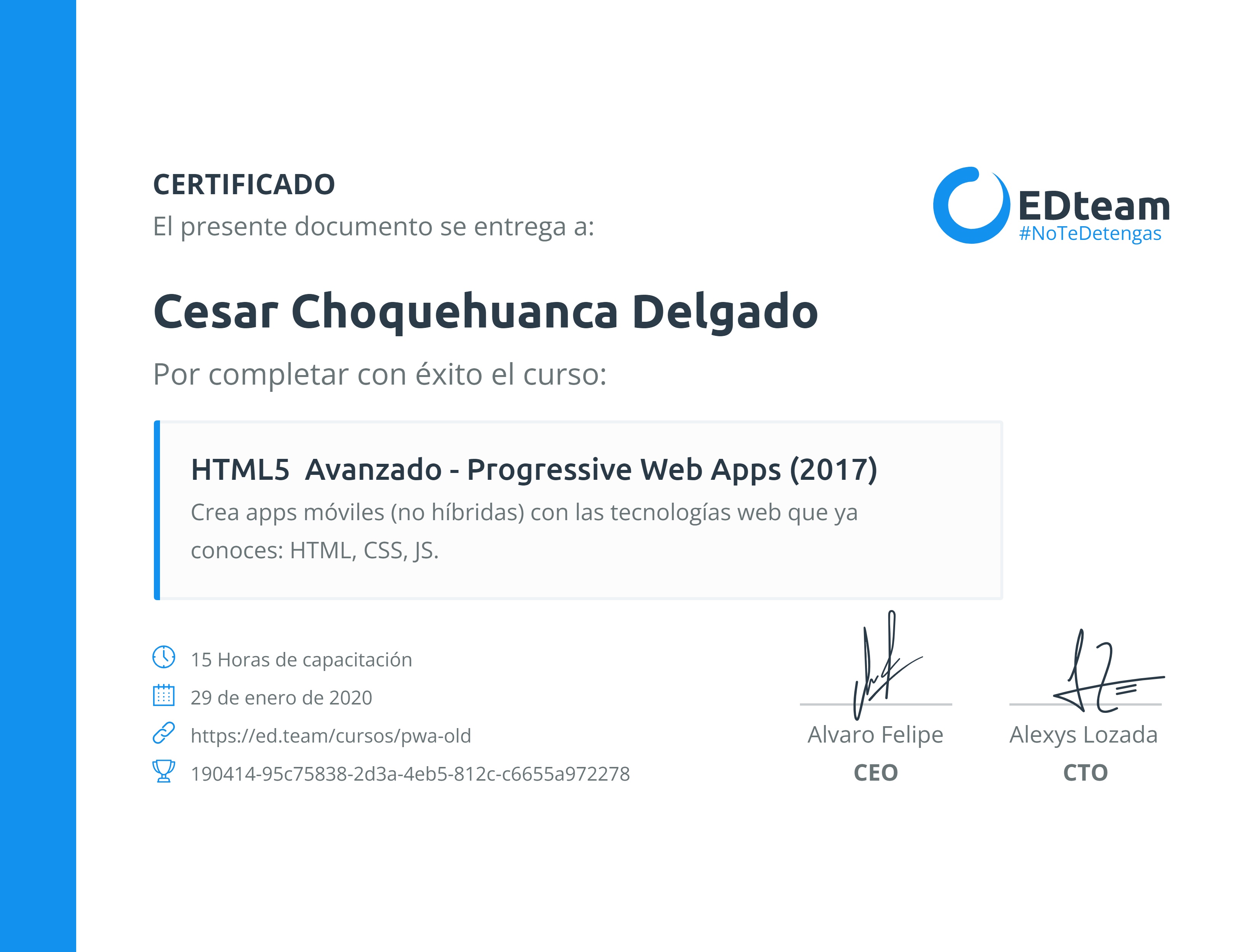 Certificado