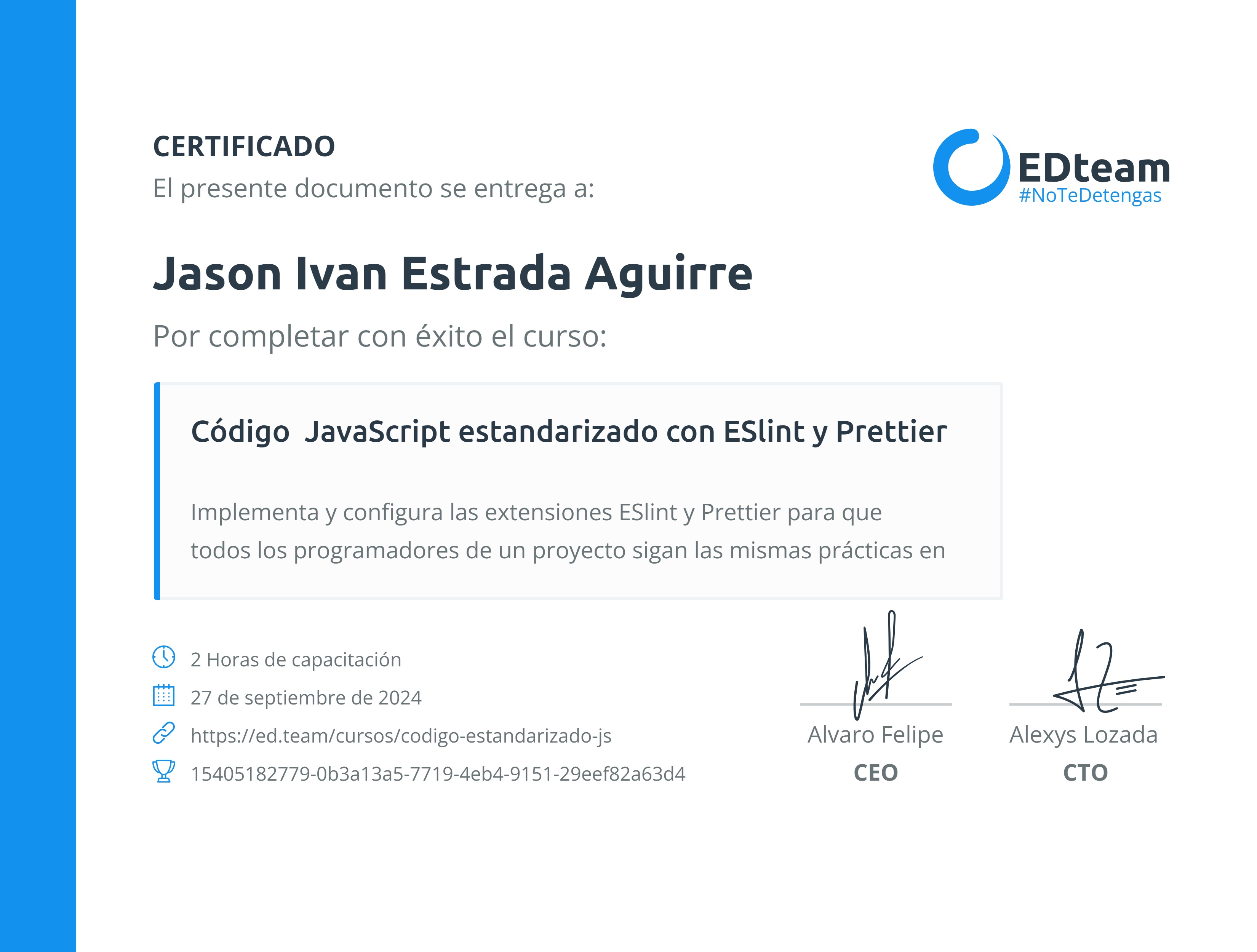 Certificado