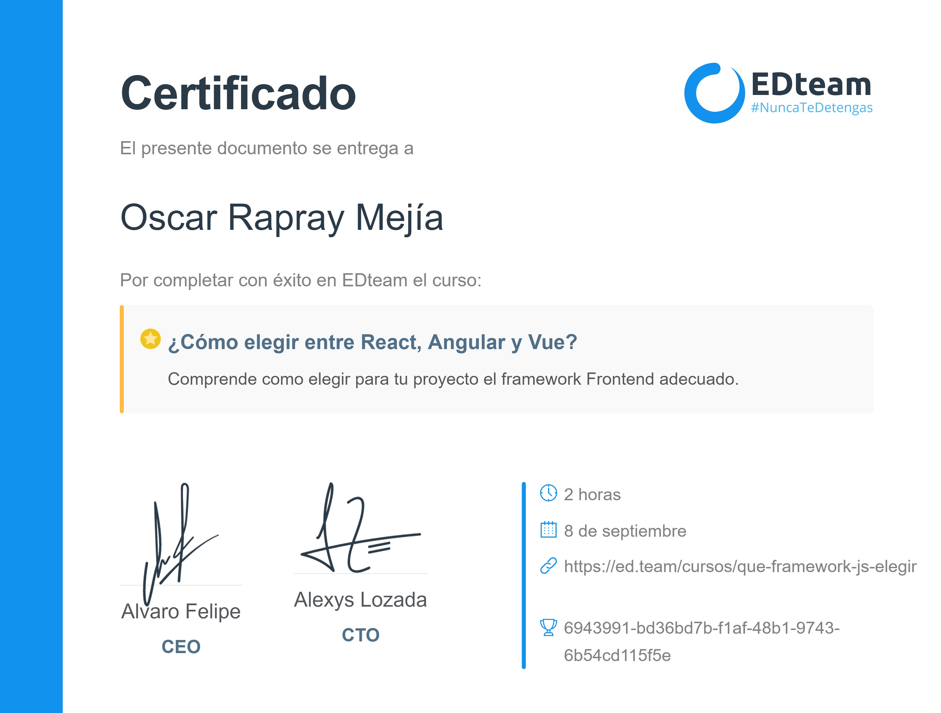Certificado
