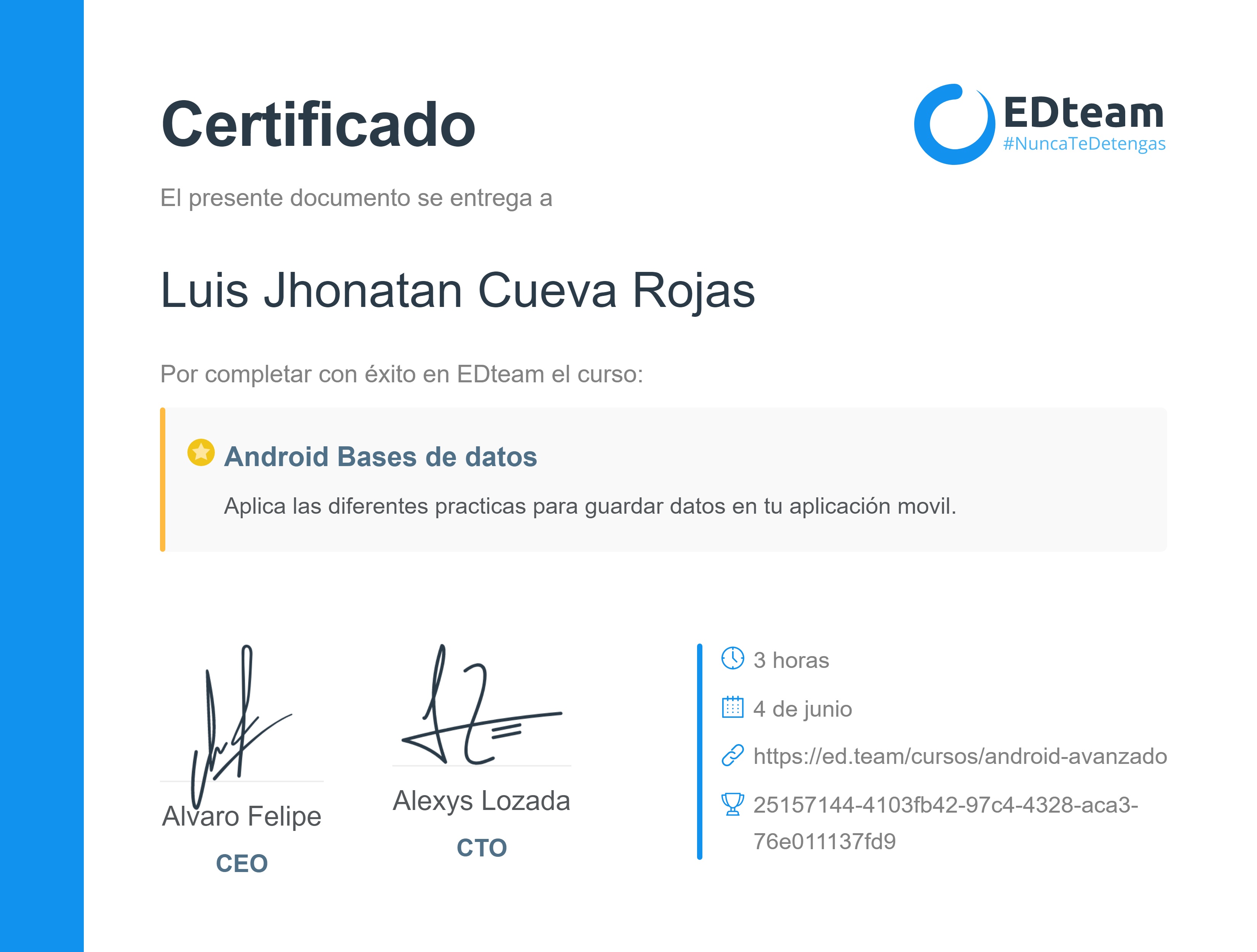 Certificado