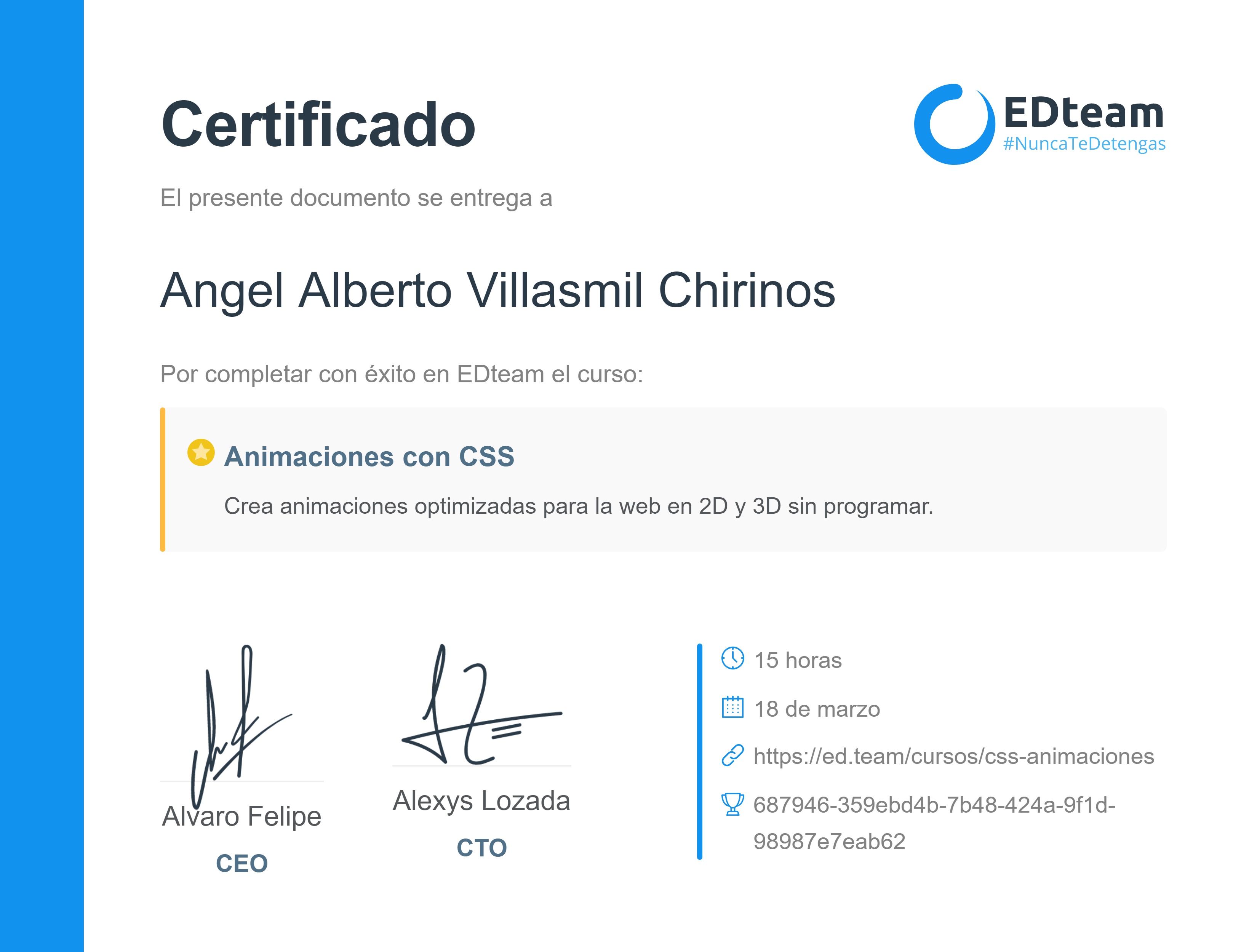 Certificado