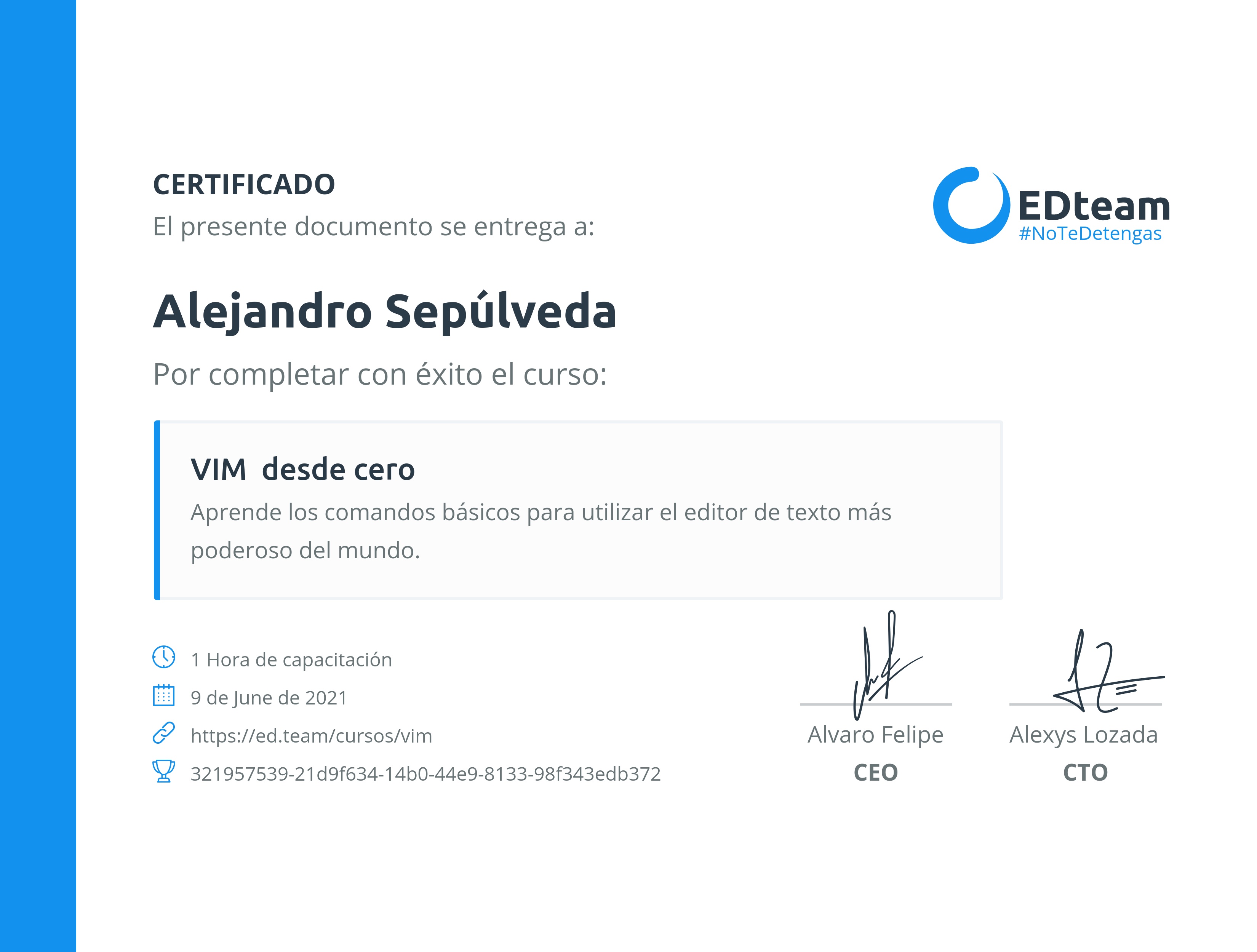 Certificado