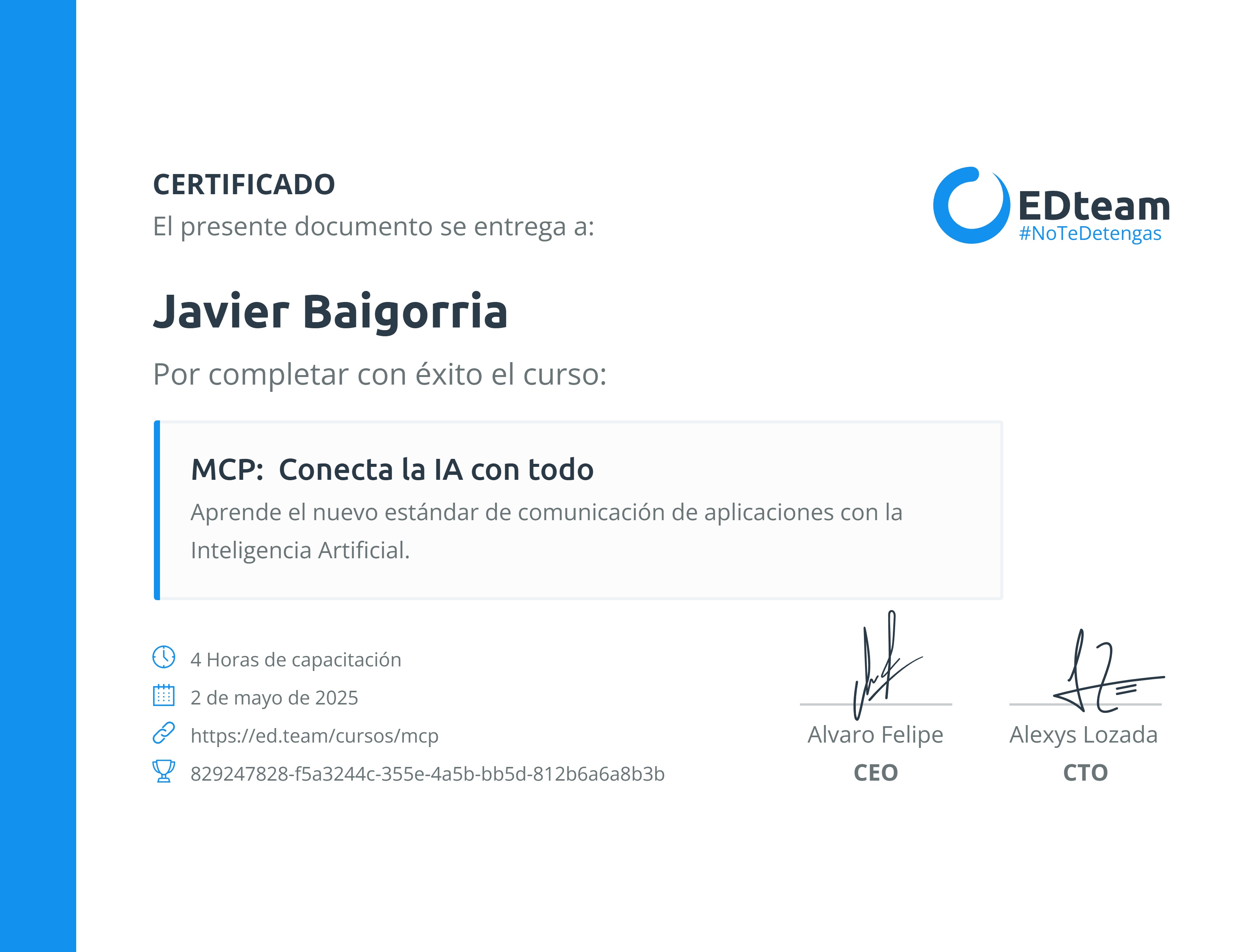 Certificado