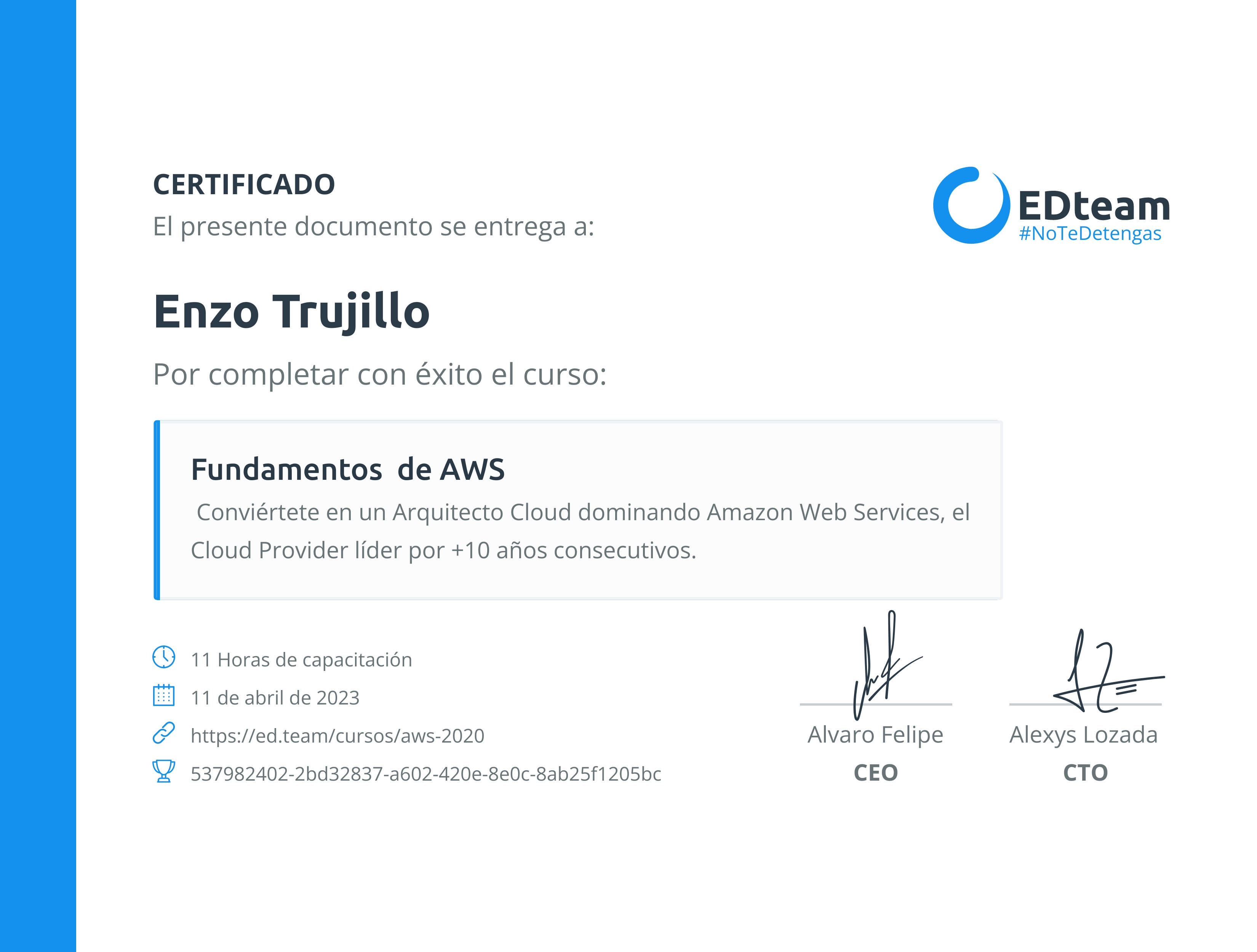 Certificado