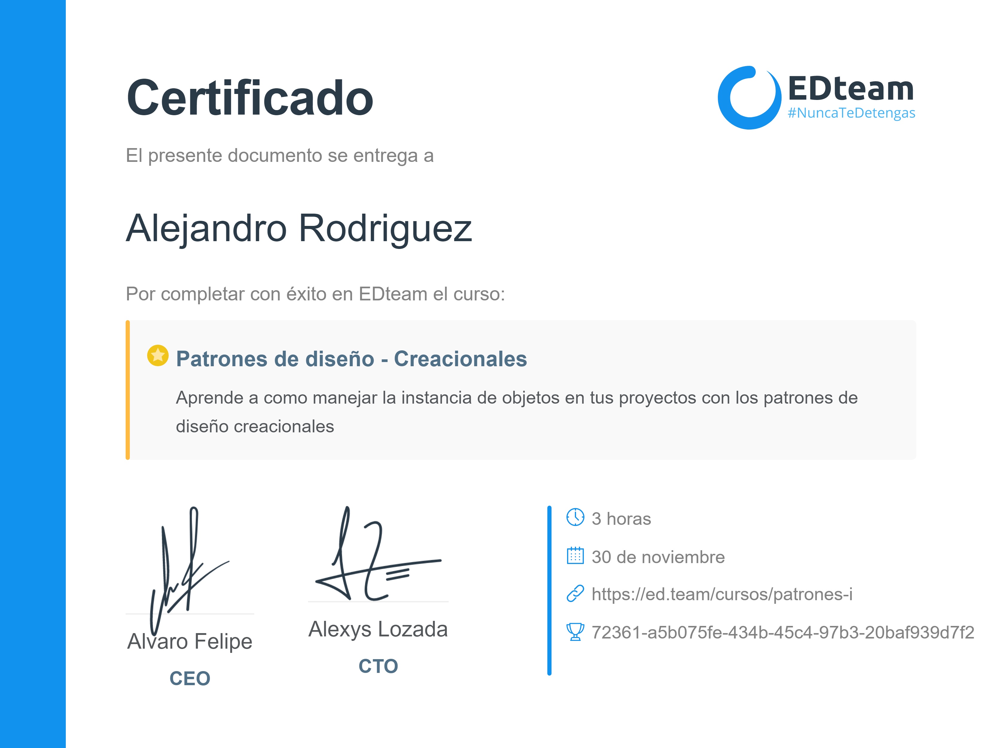 Certificado