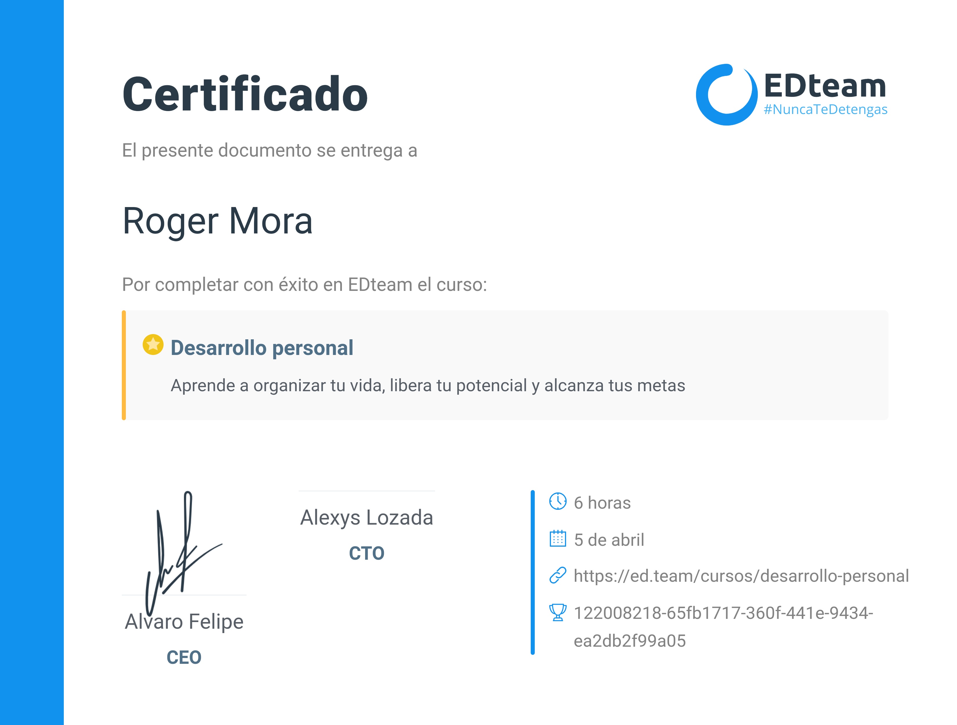 Certificado
