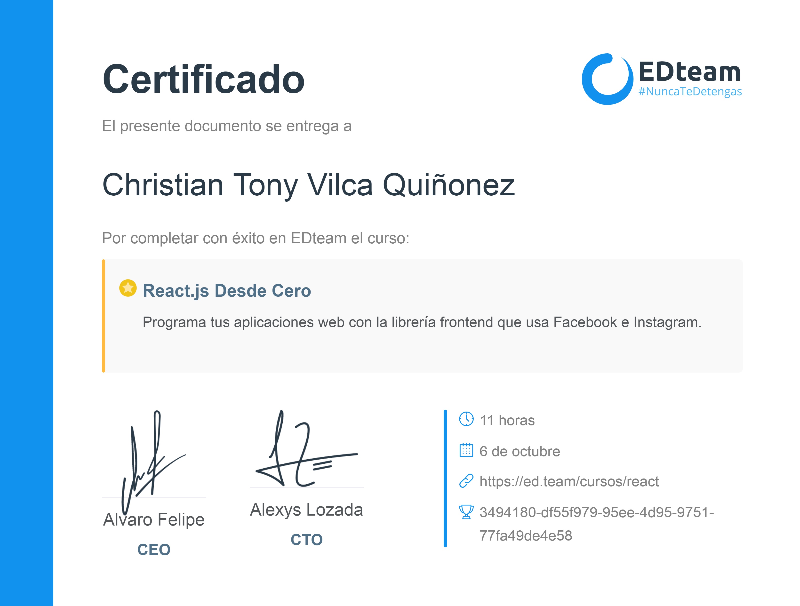 Certificado