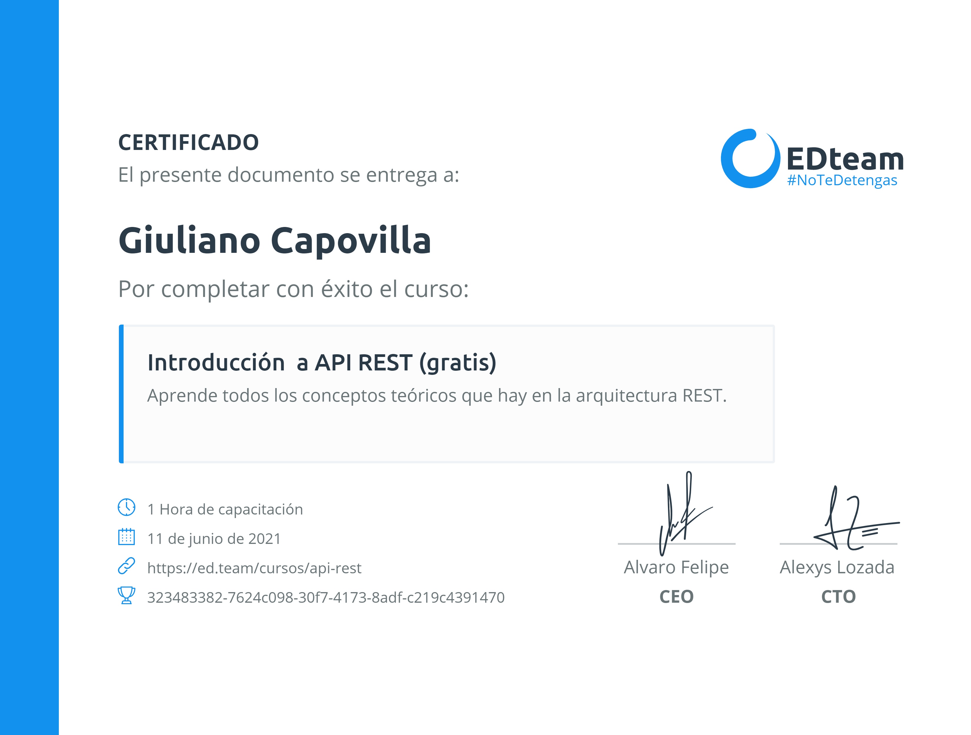 Certificado