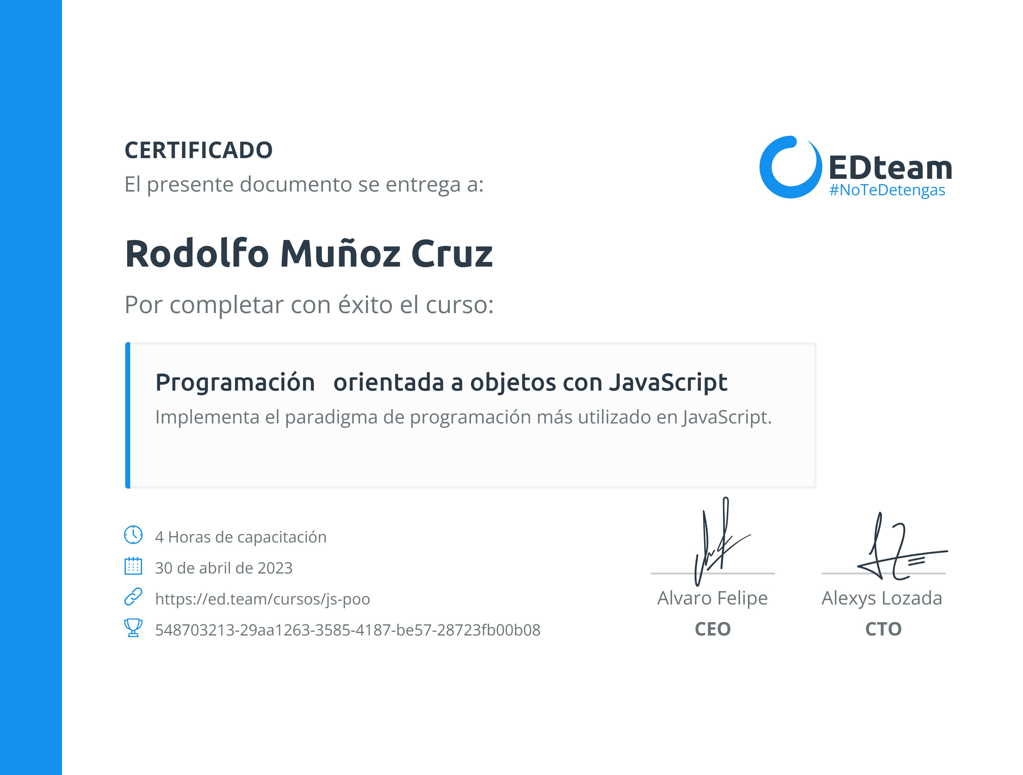 Certificado