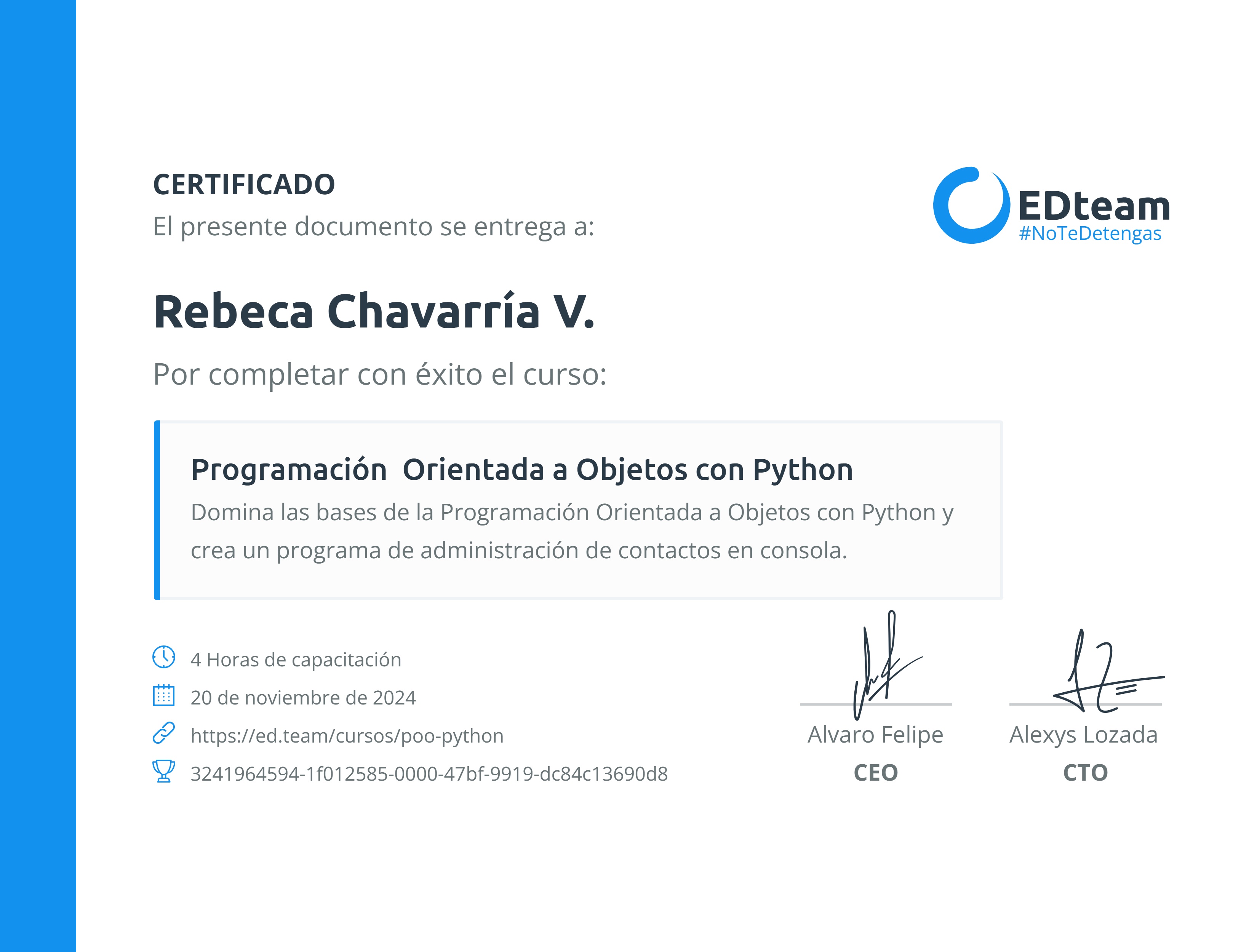 Certificado