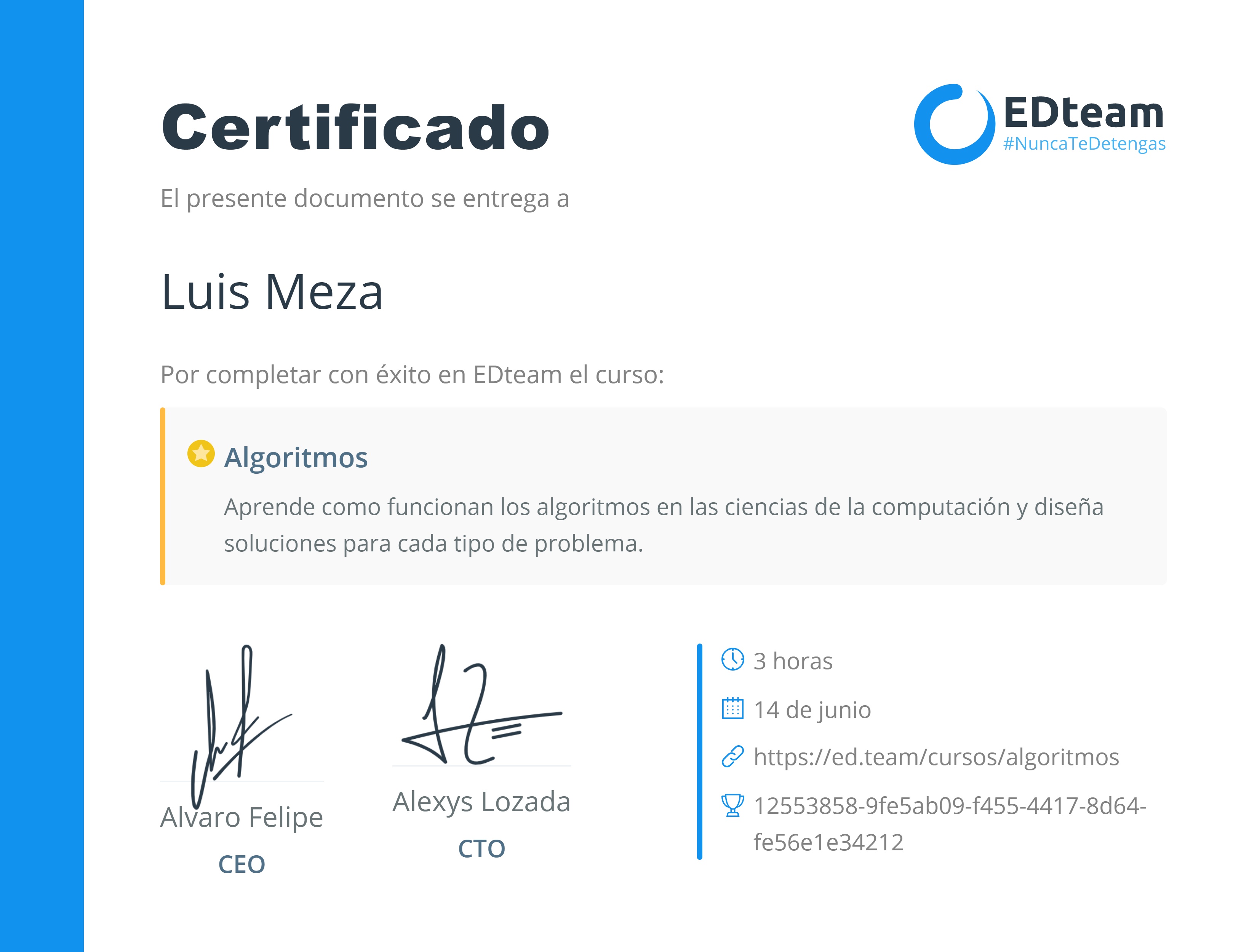 Certificado