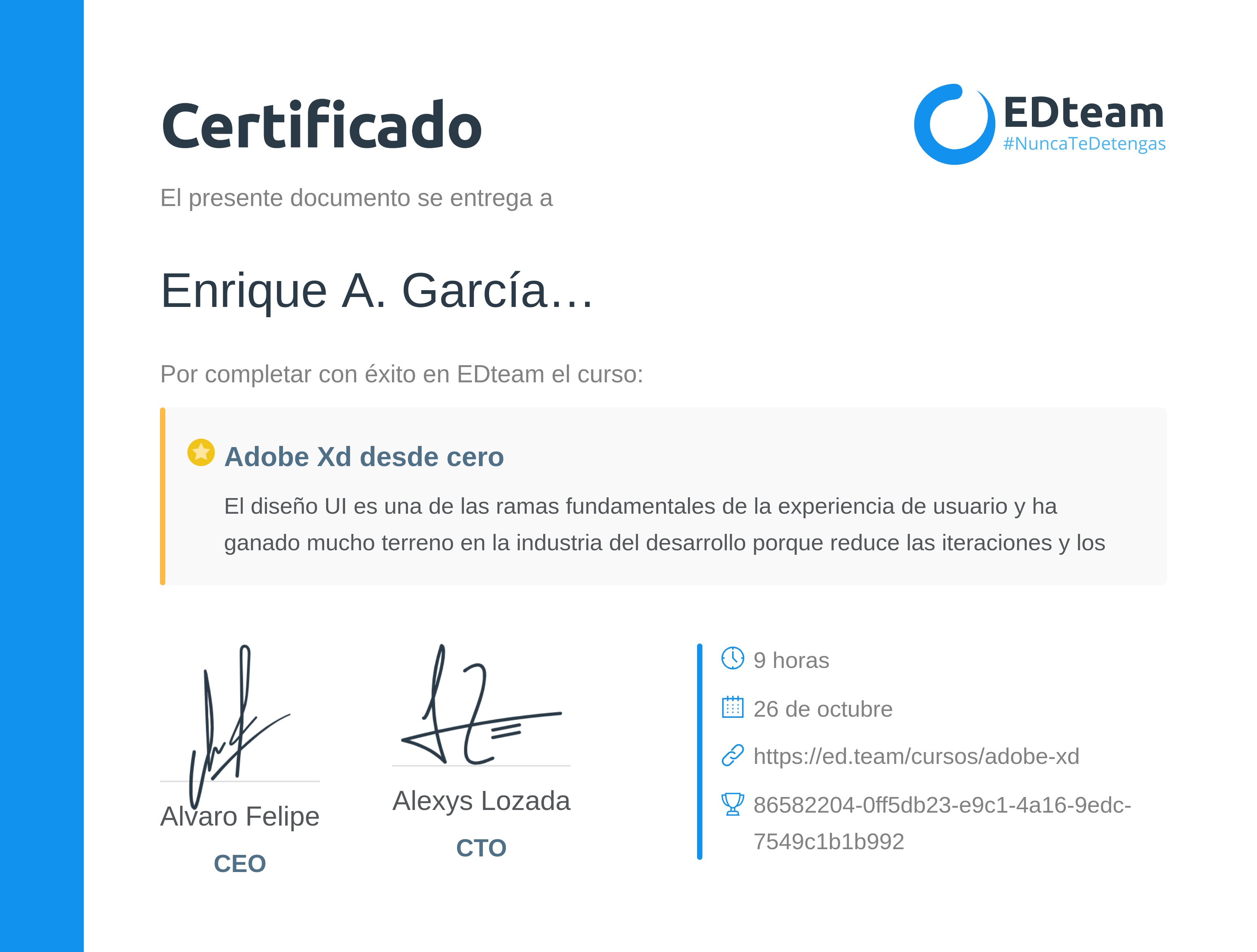Certificado