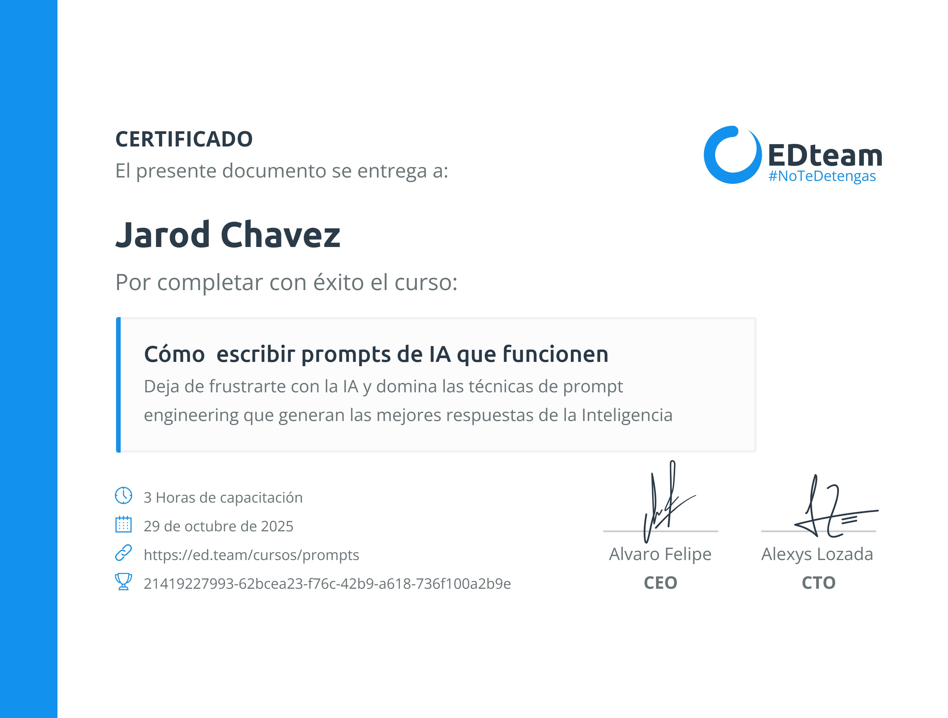Certificado