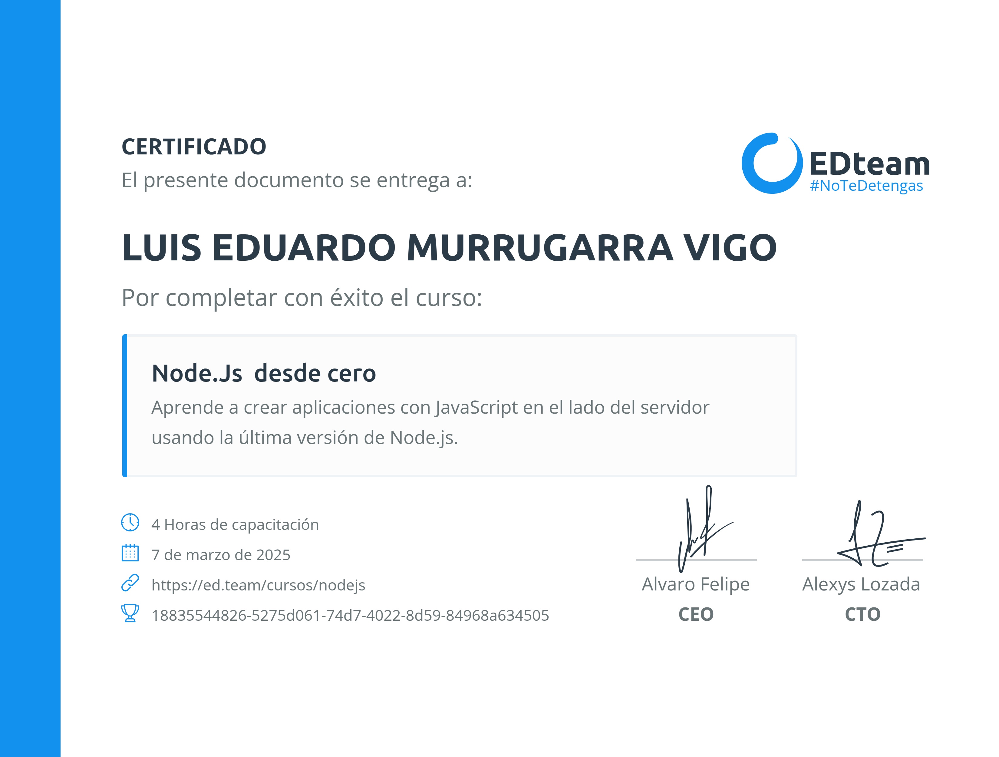 Certificado
