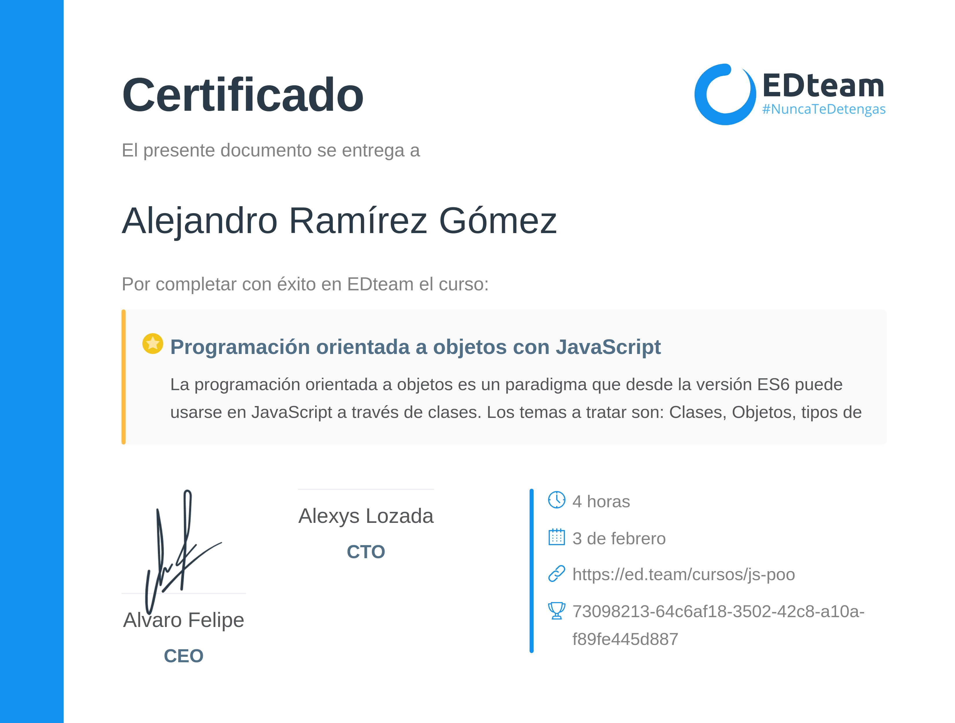 Certificado