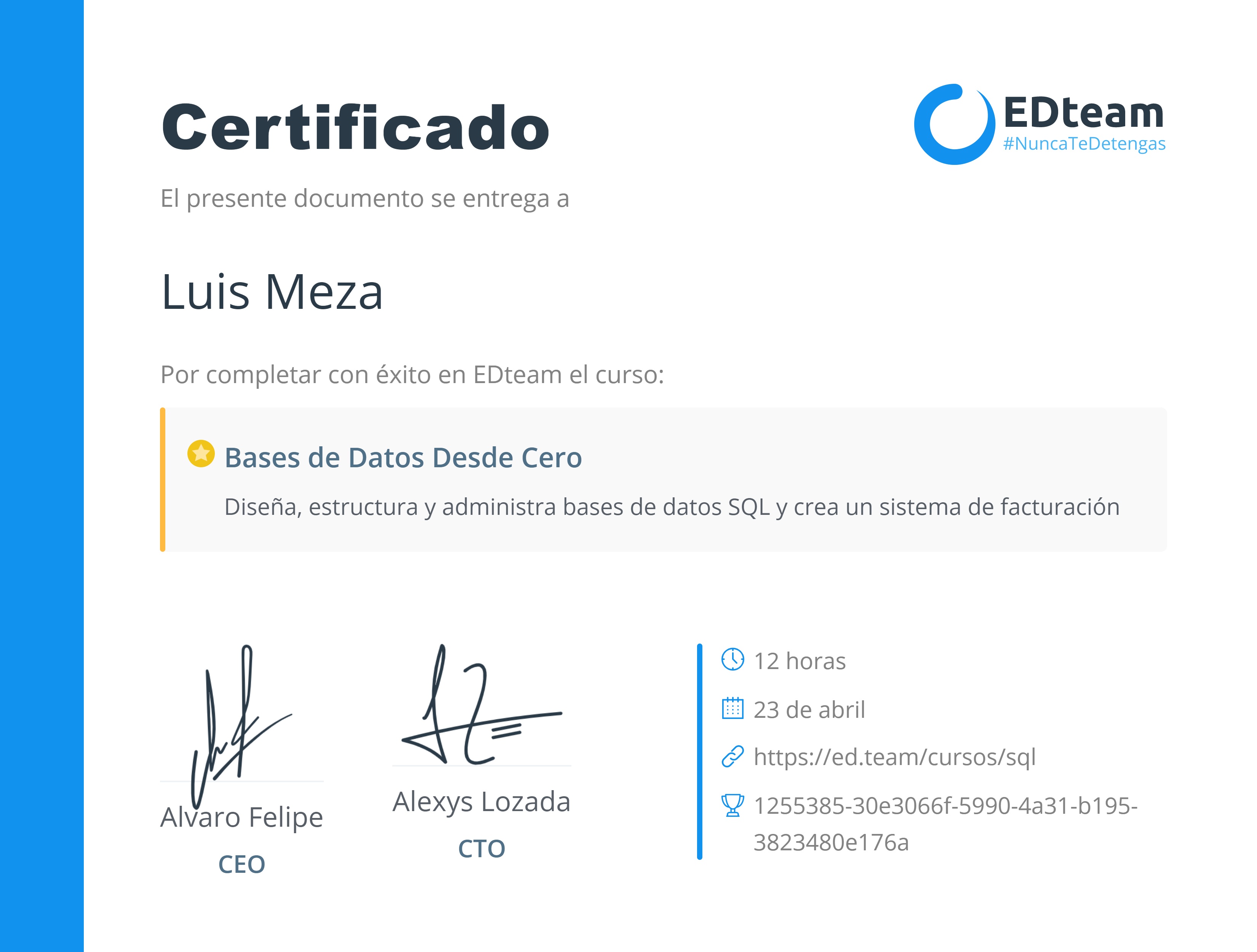 Certificado