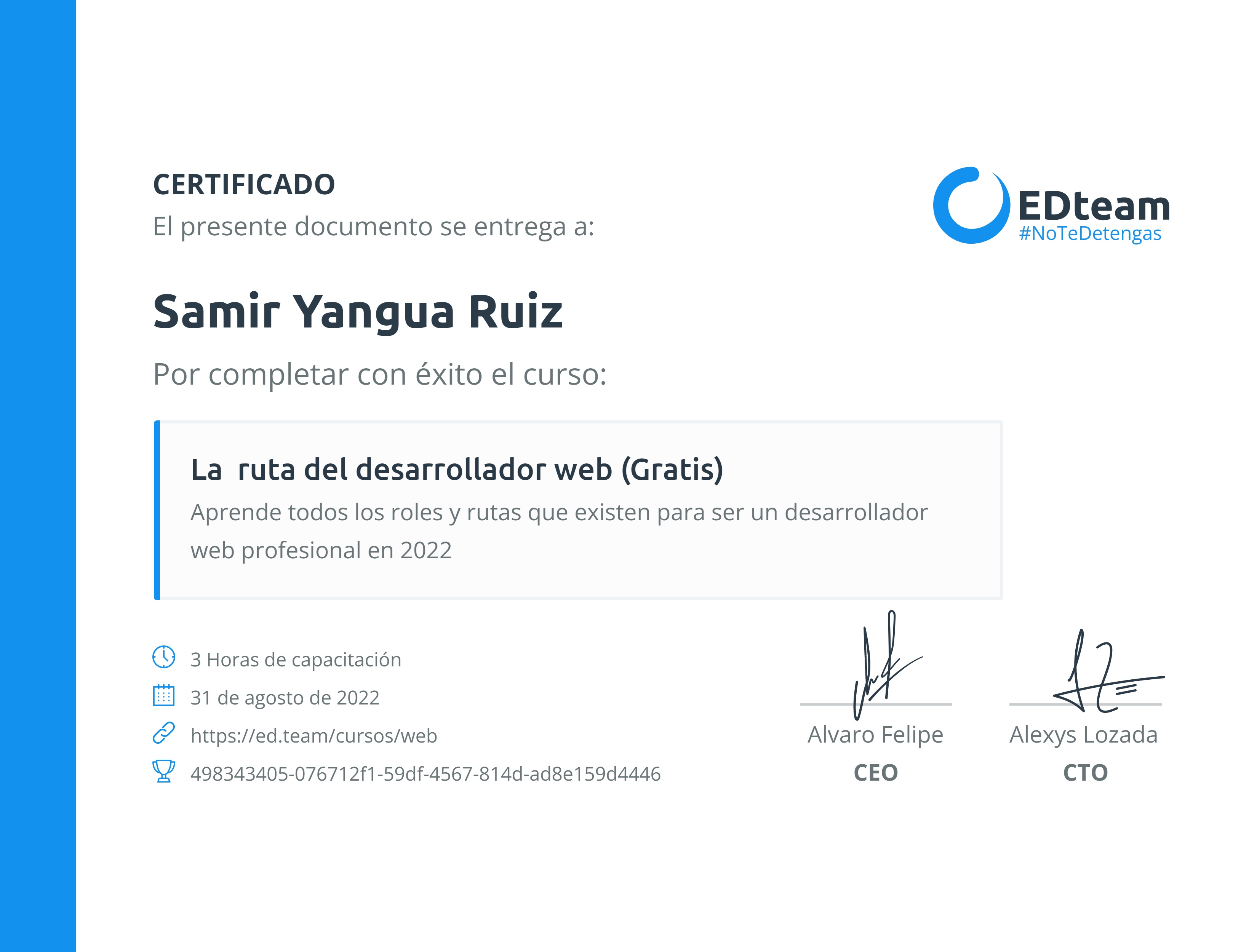 Certificado