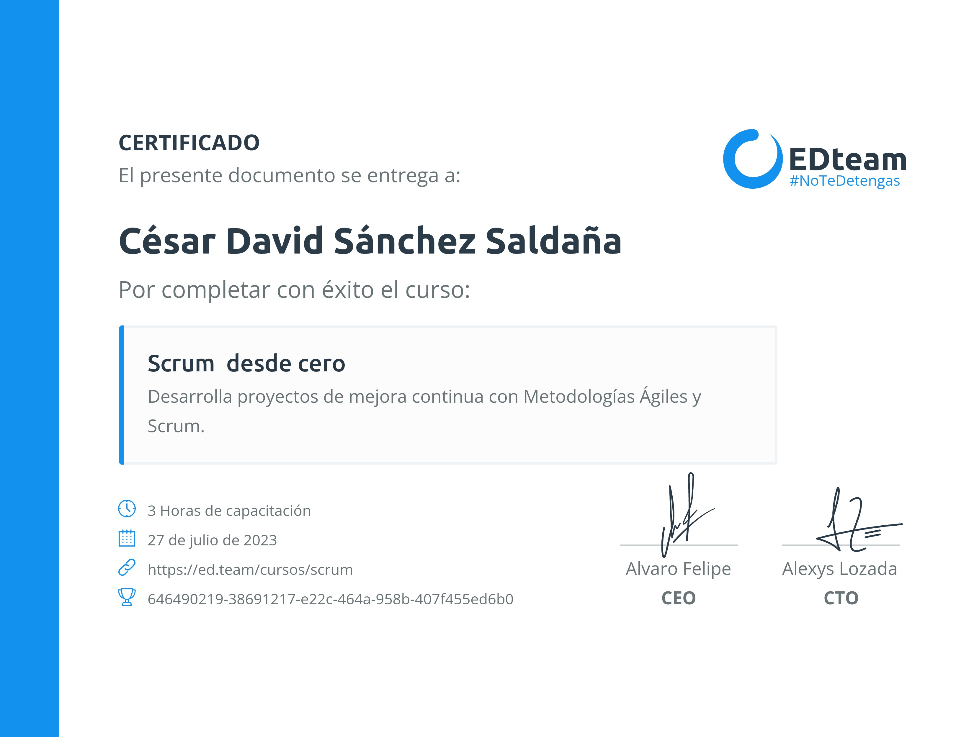 Certificado