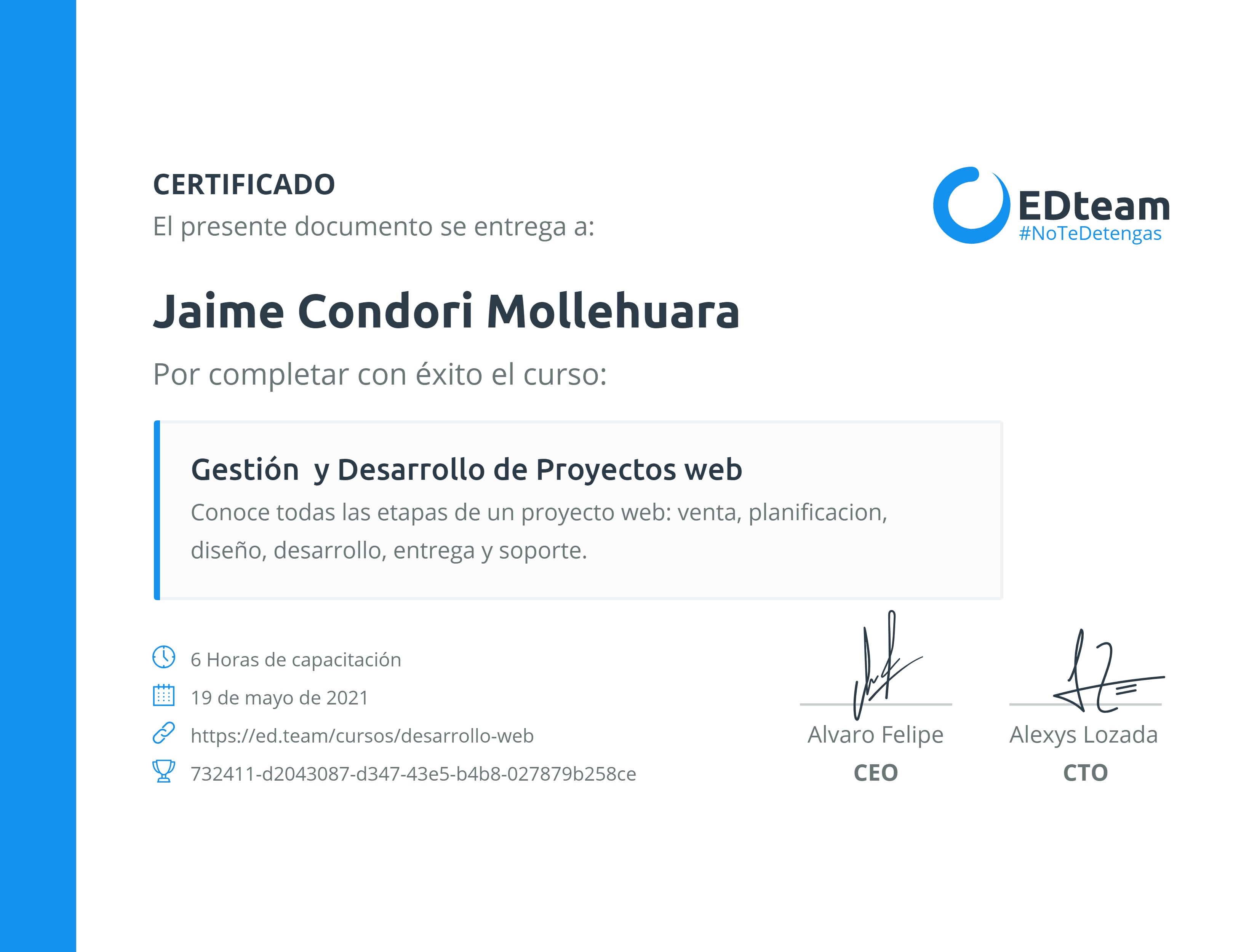 Certificado