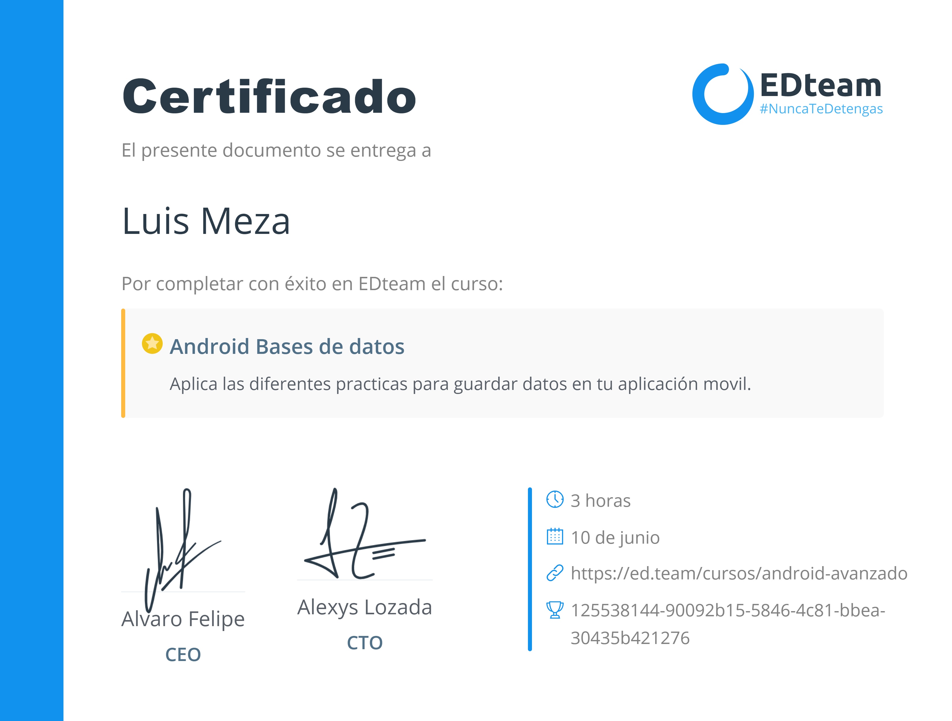 Certificado