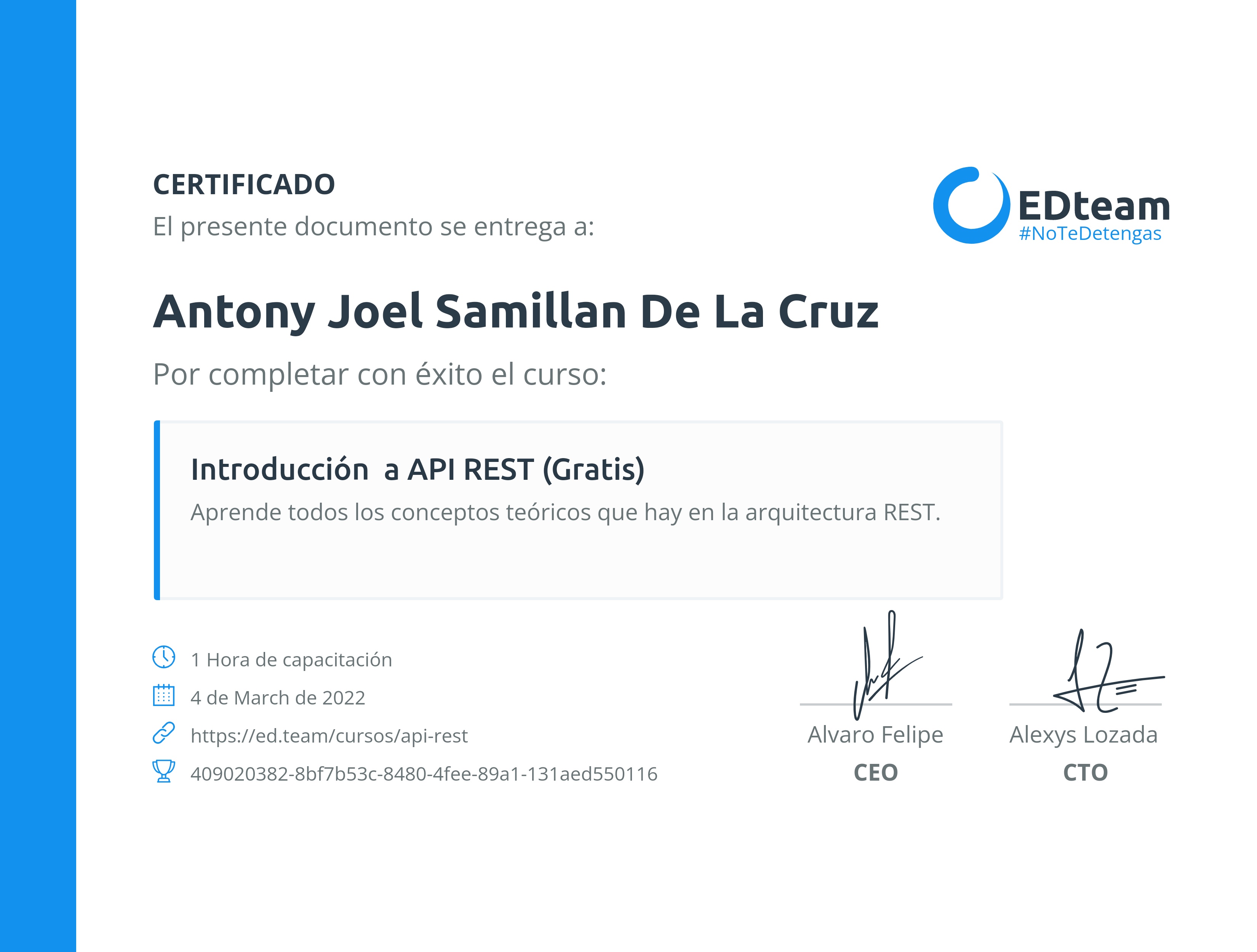 Certificado