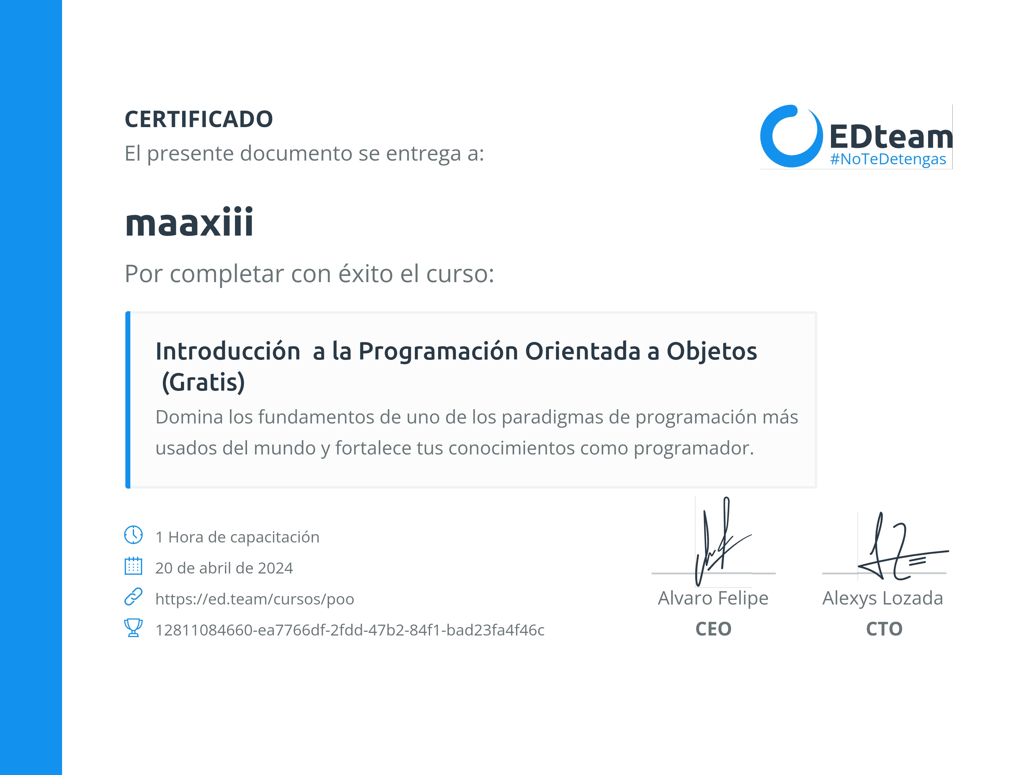 Certificado