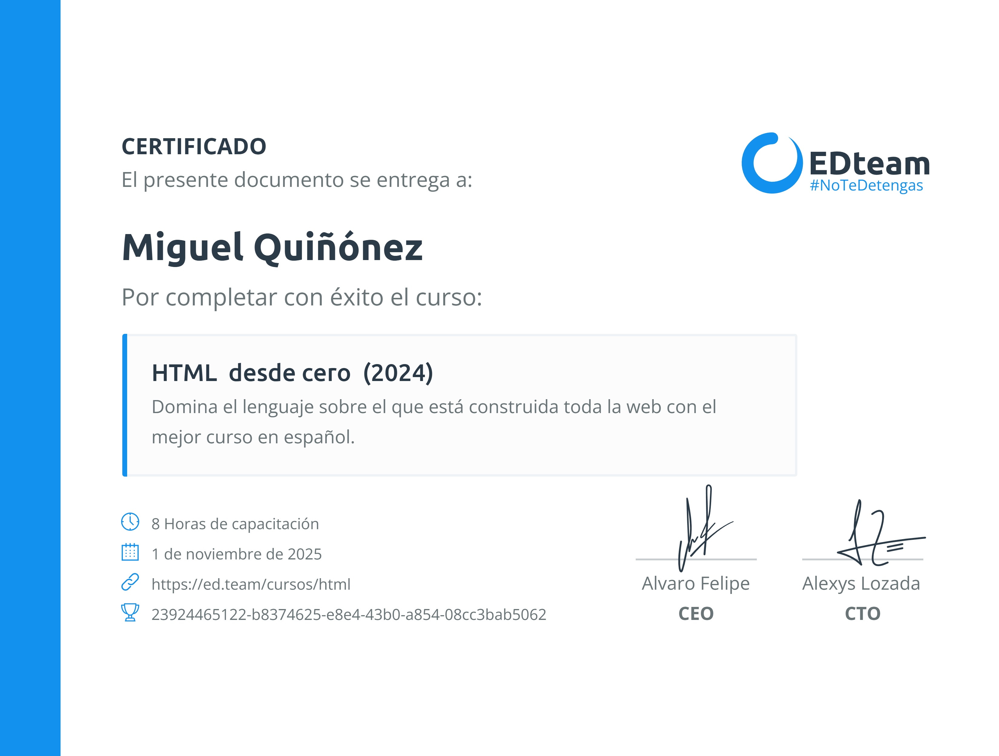 Certificado