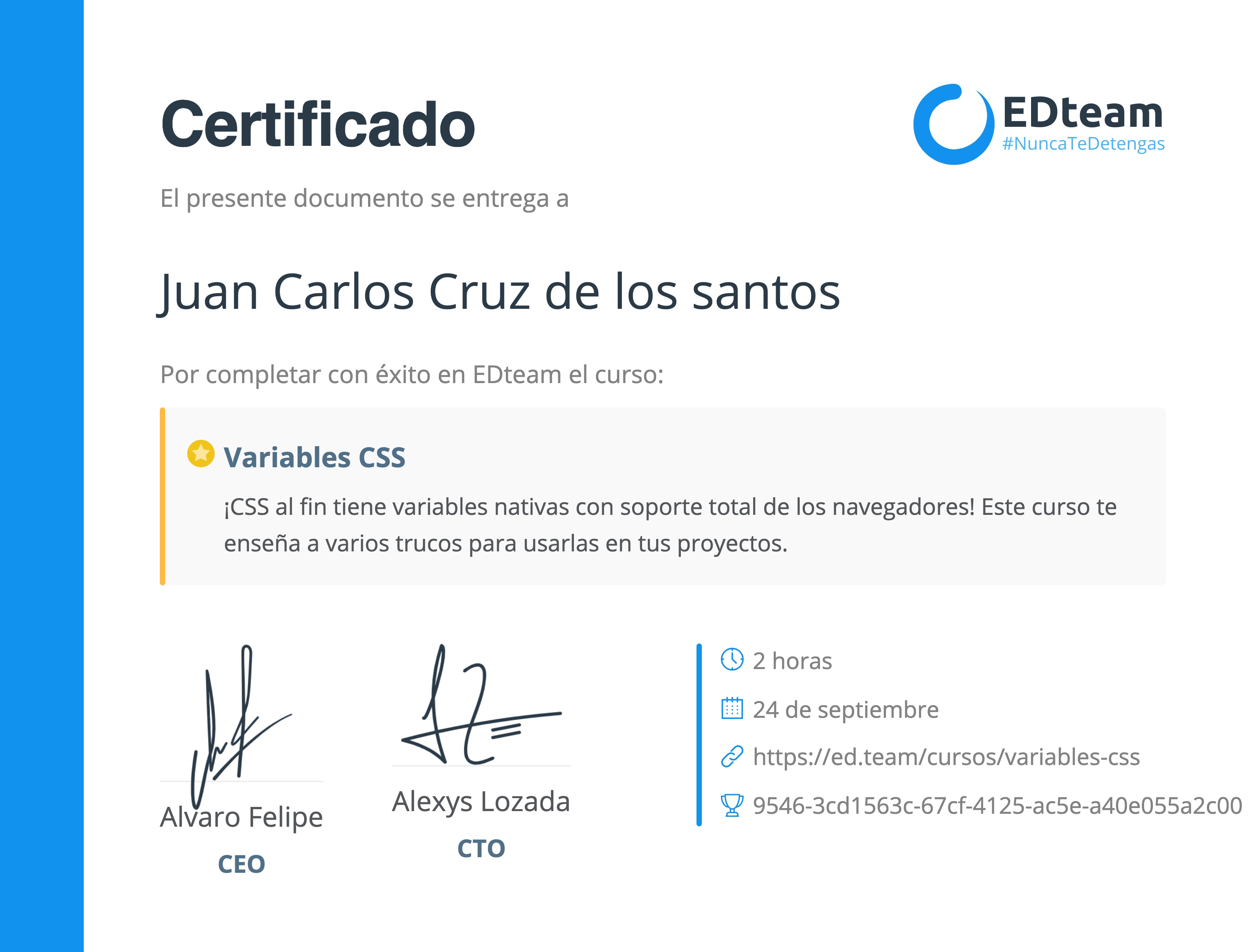 Certificado