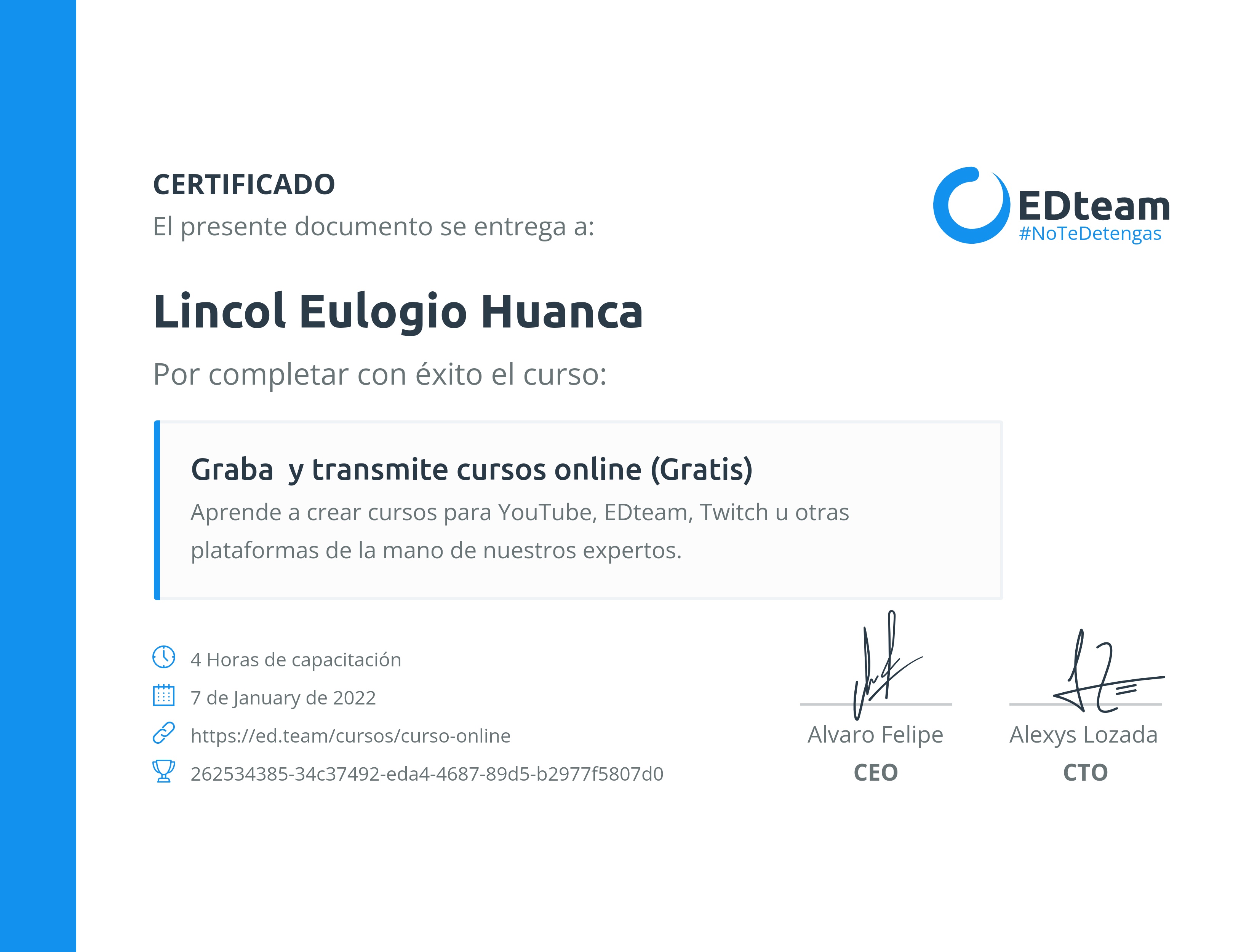 Certificado