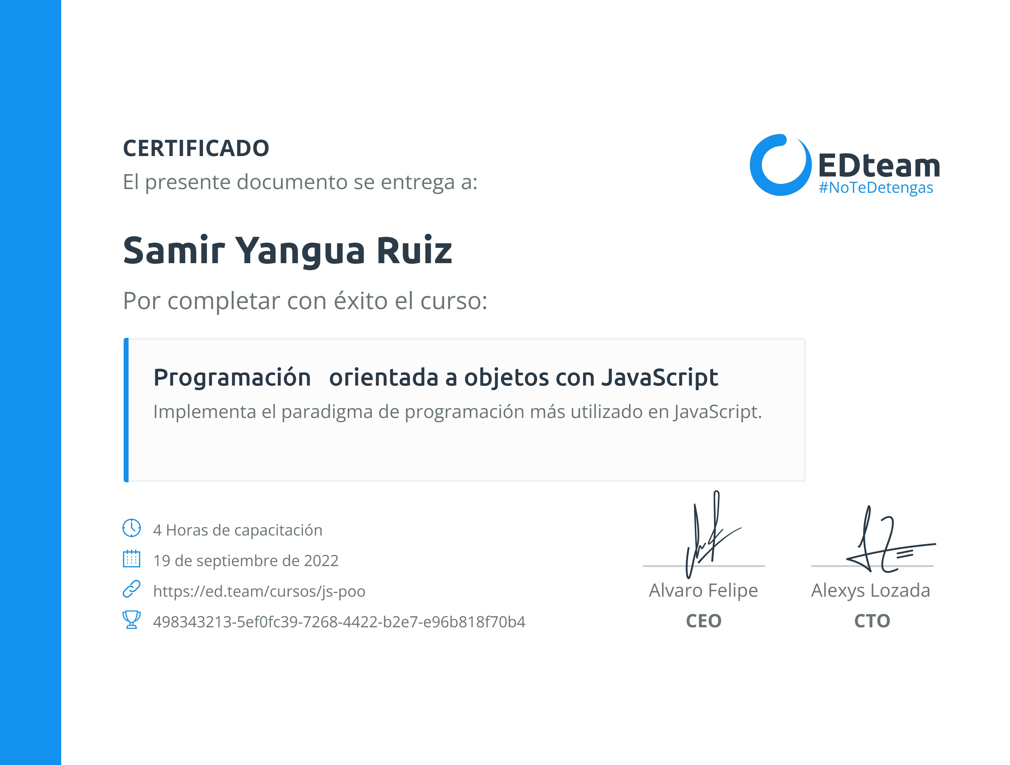 Certificado