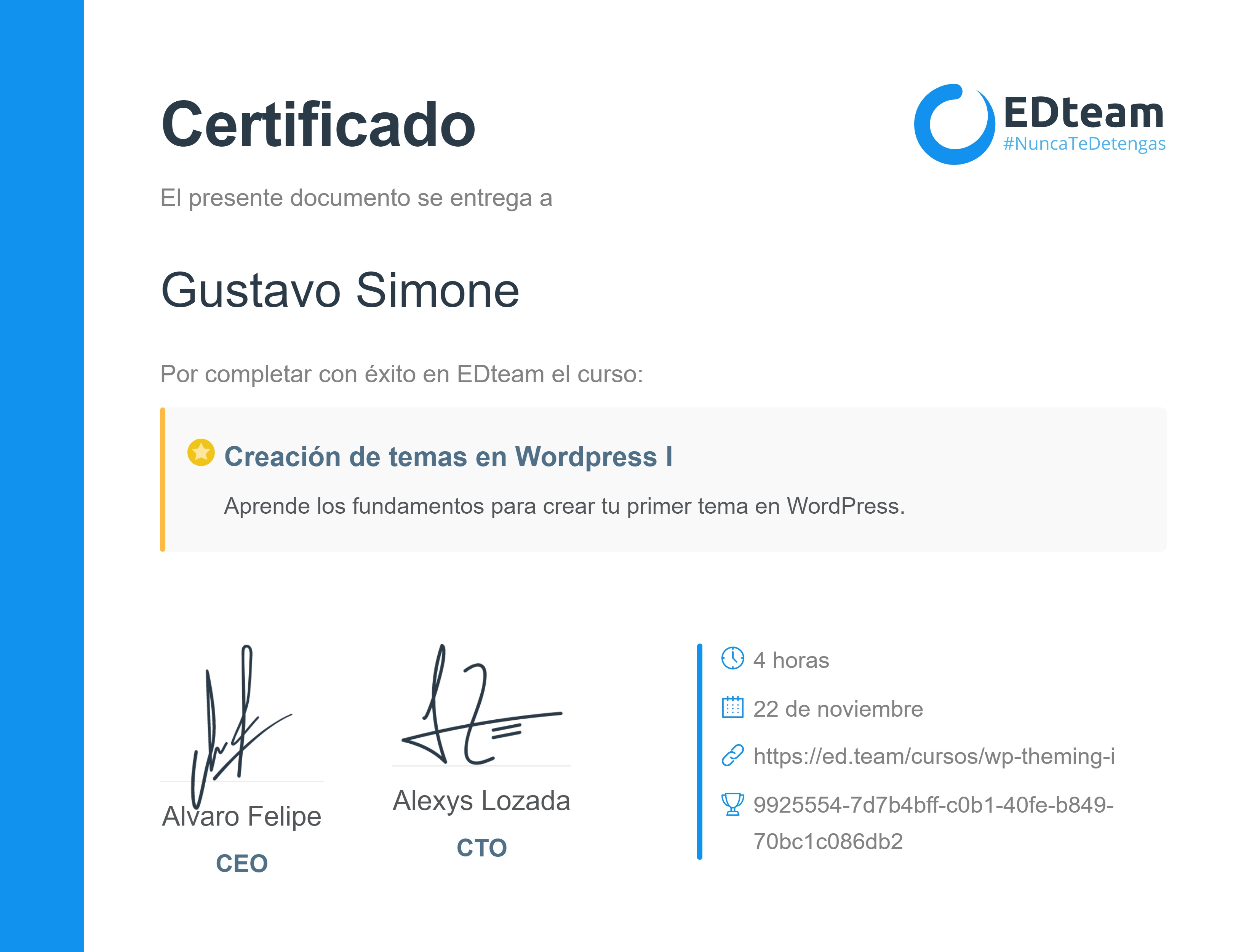 Certificado