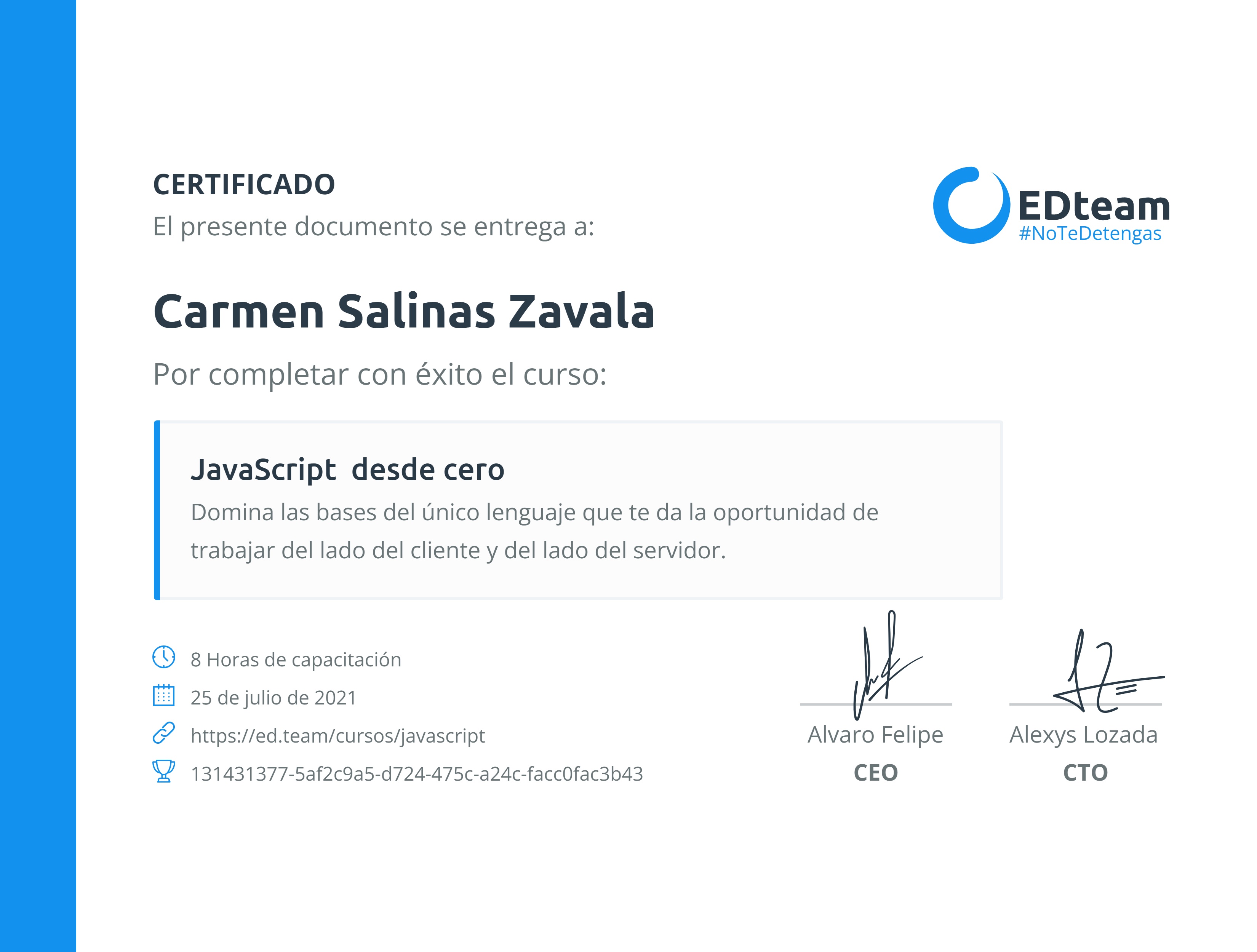 Certificado
