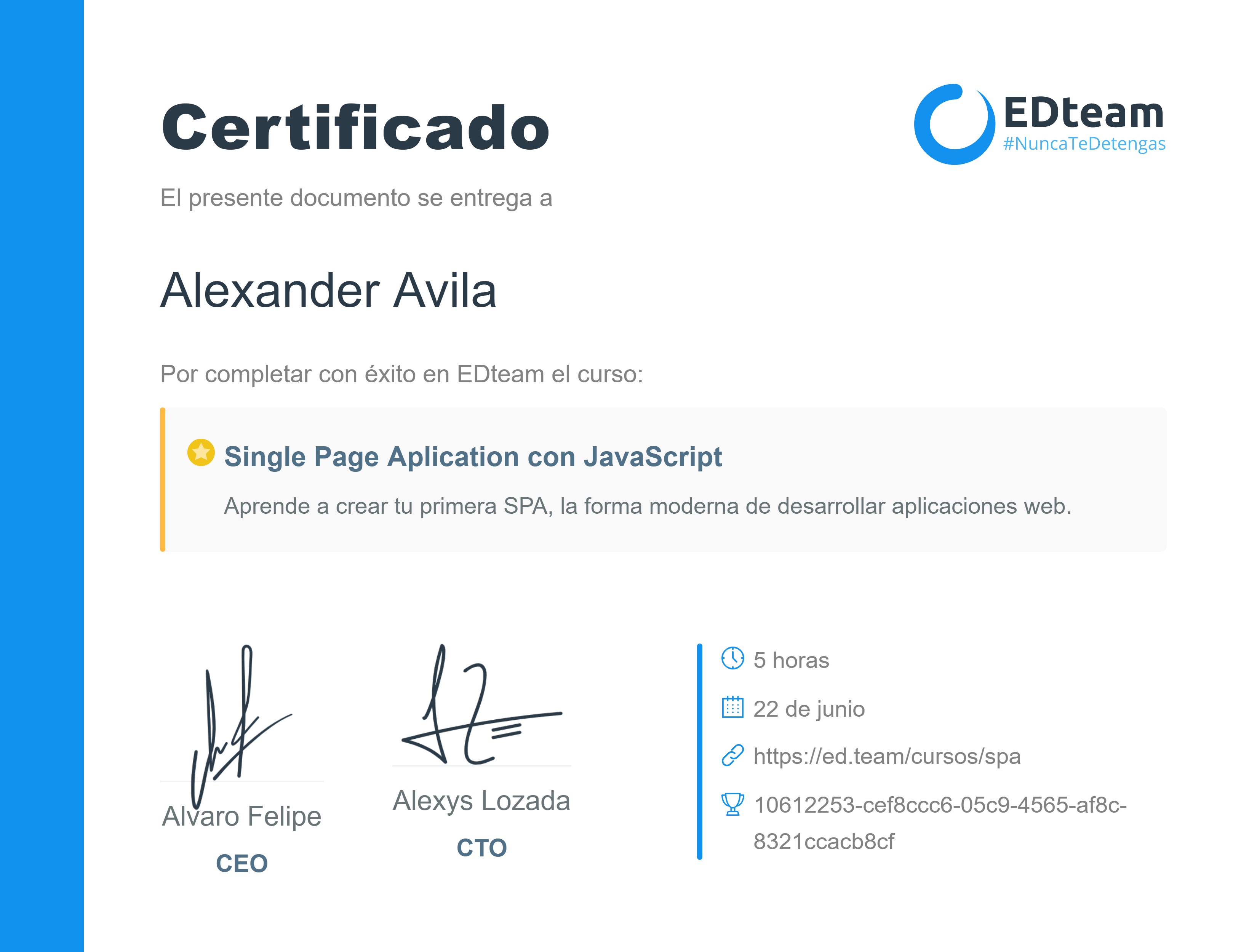 Certificado